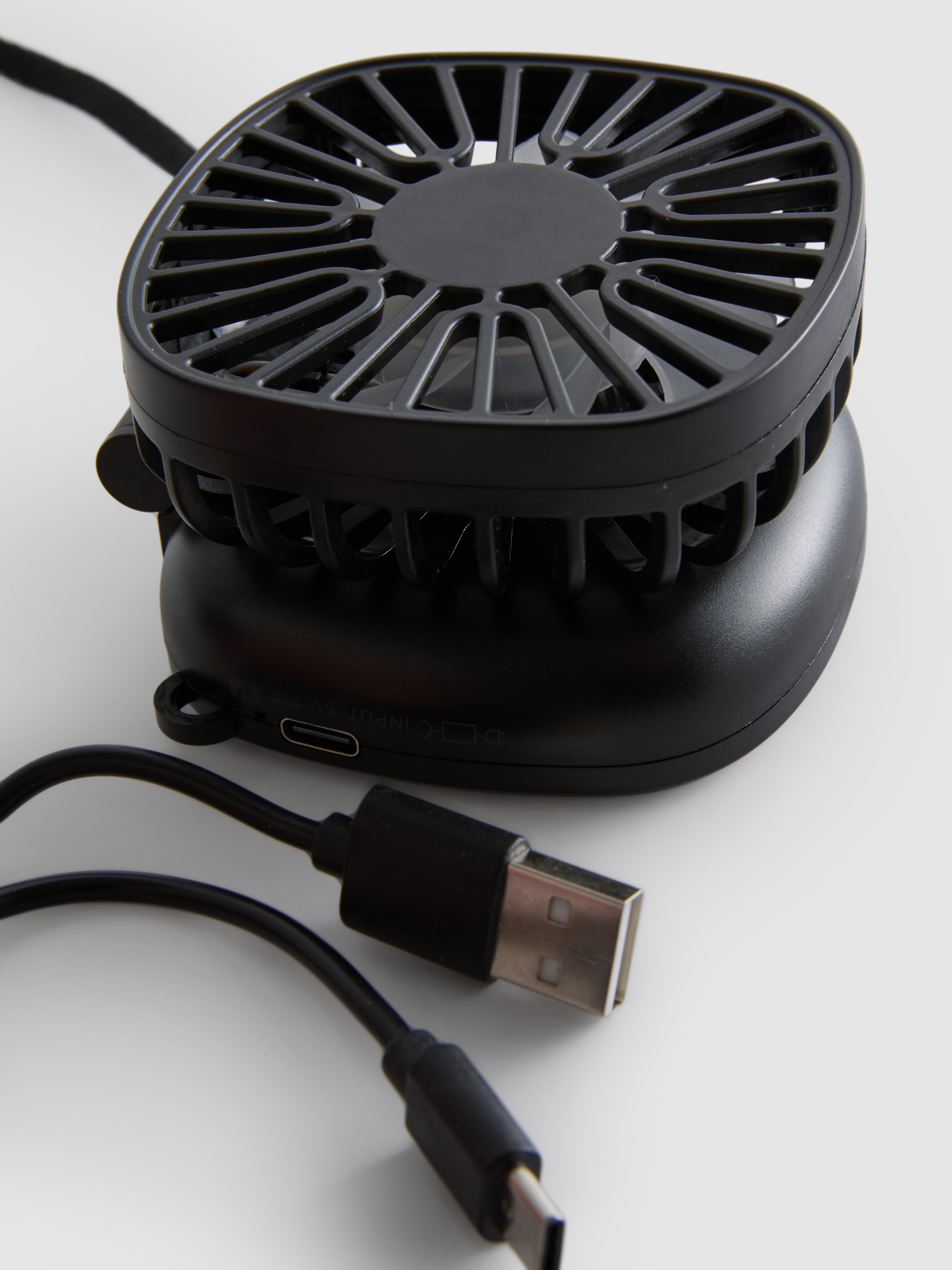 Black Mini Travel Fan