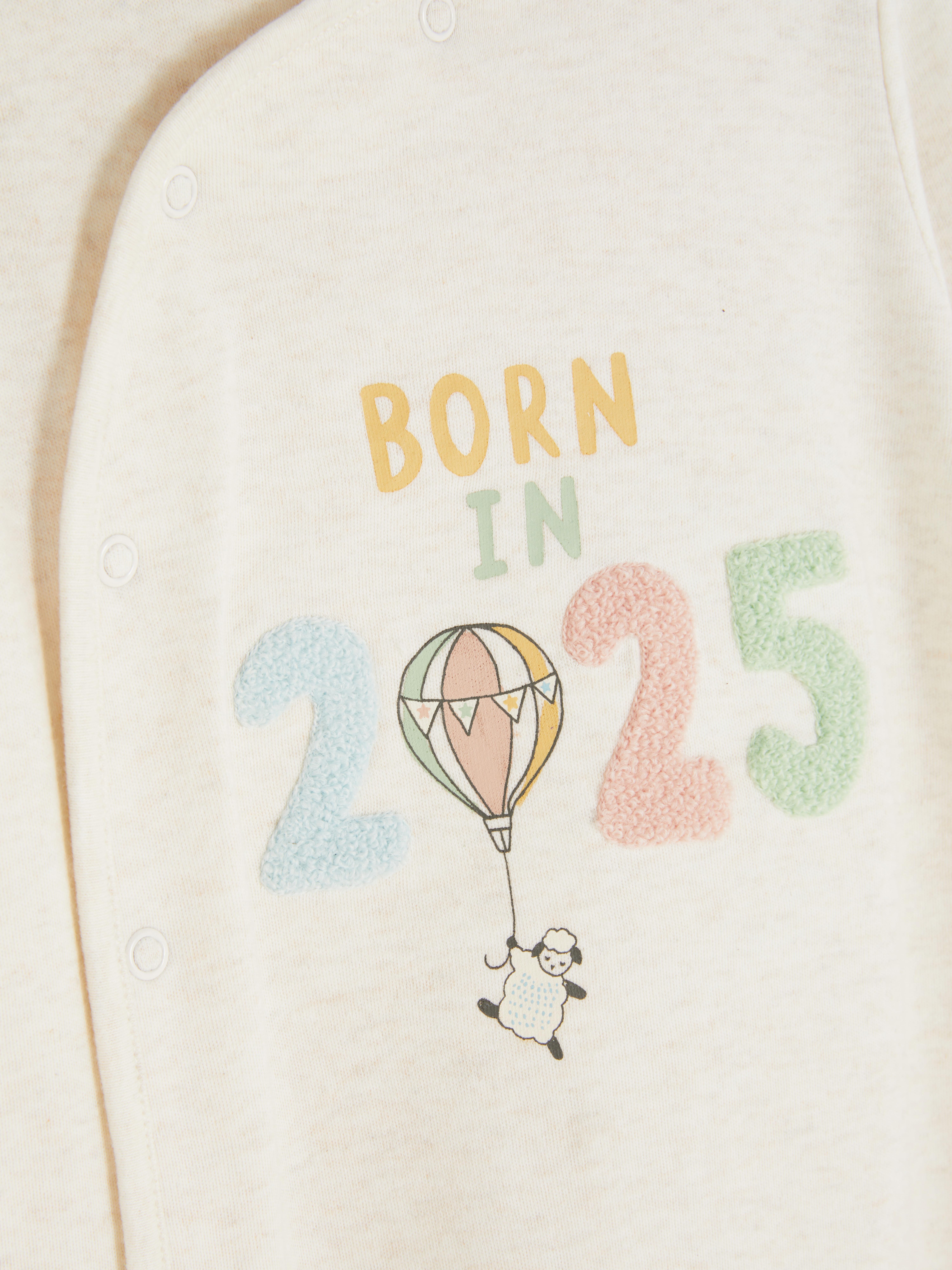 Tufted Born In 2025 Sleepsuit
