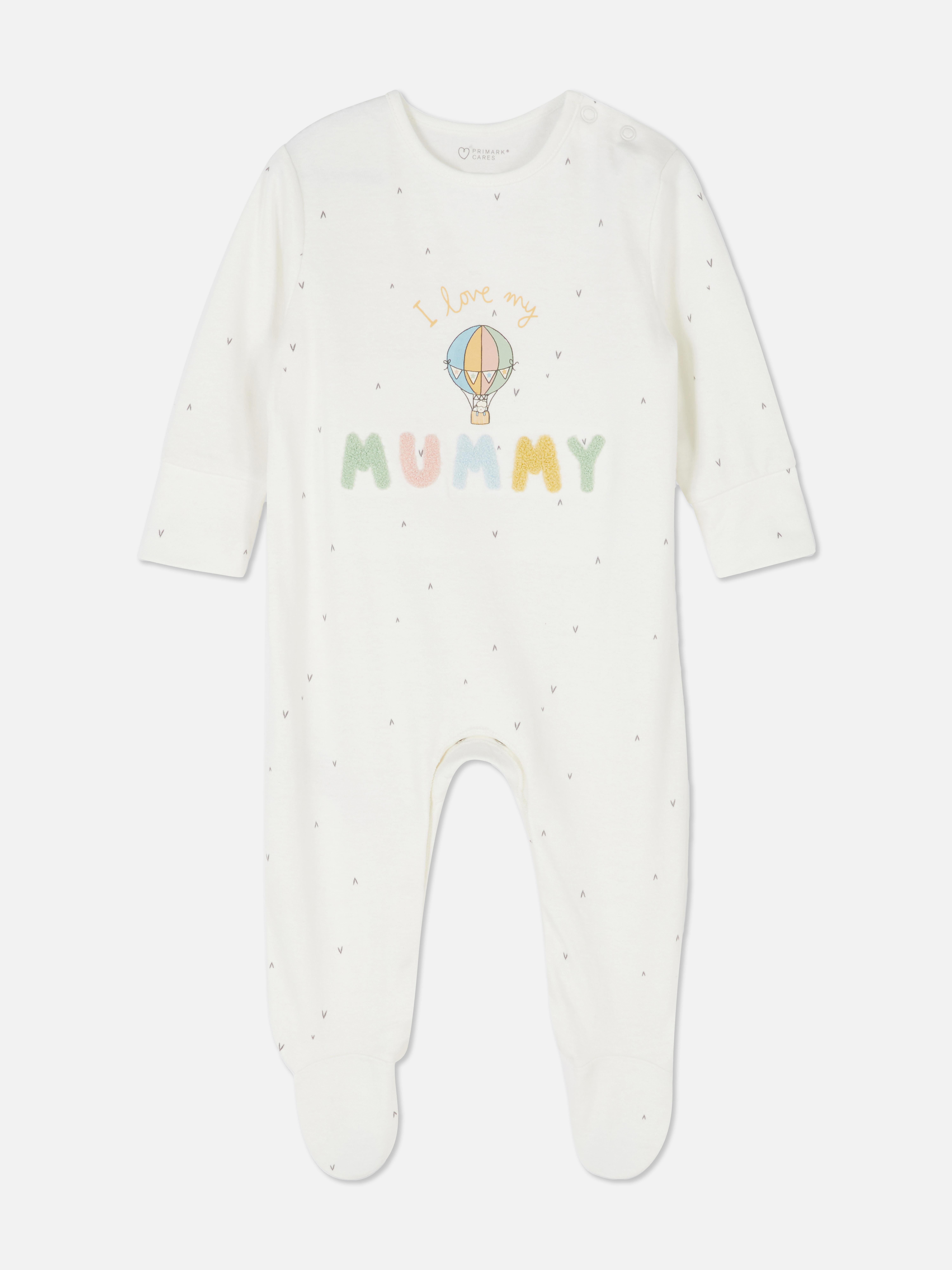 I Love My Mummy Sleepsuit