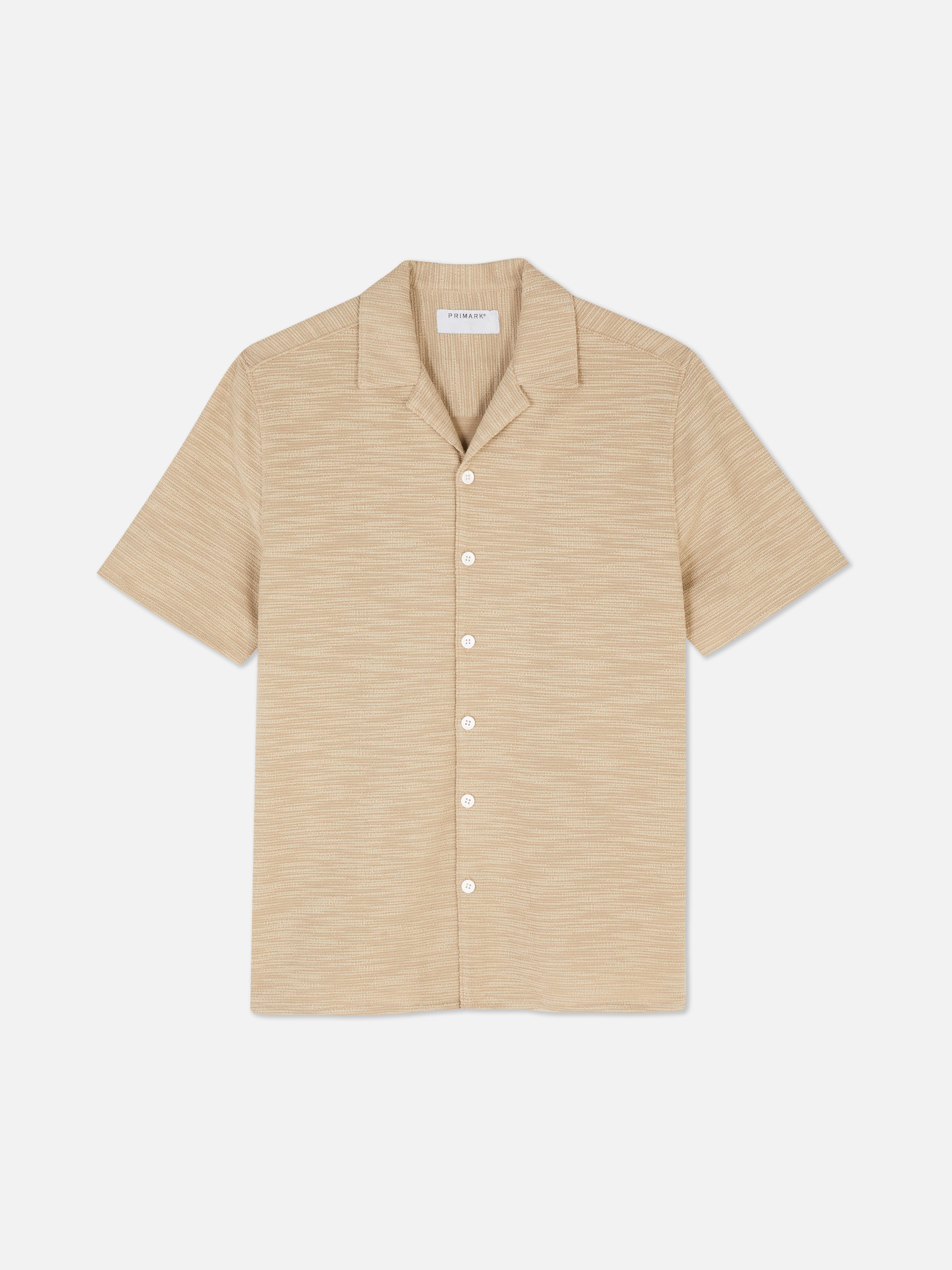 Jersey overhemd met knopen