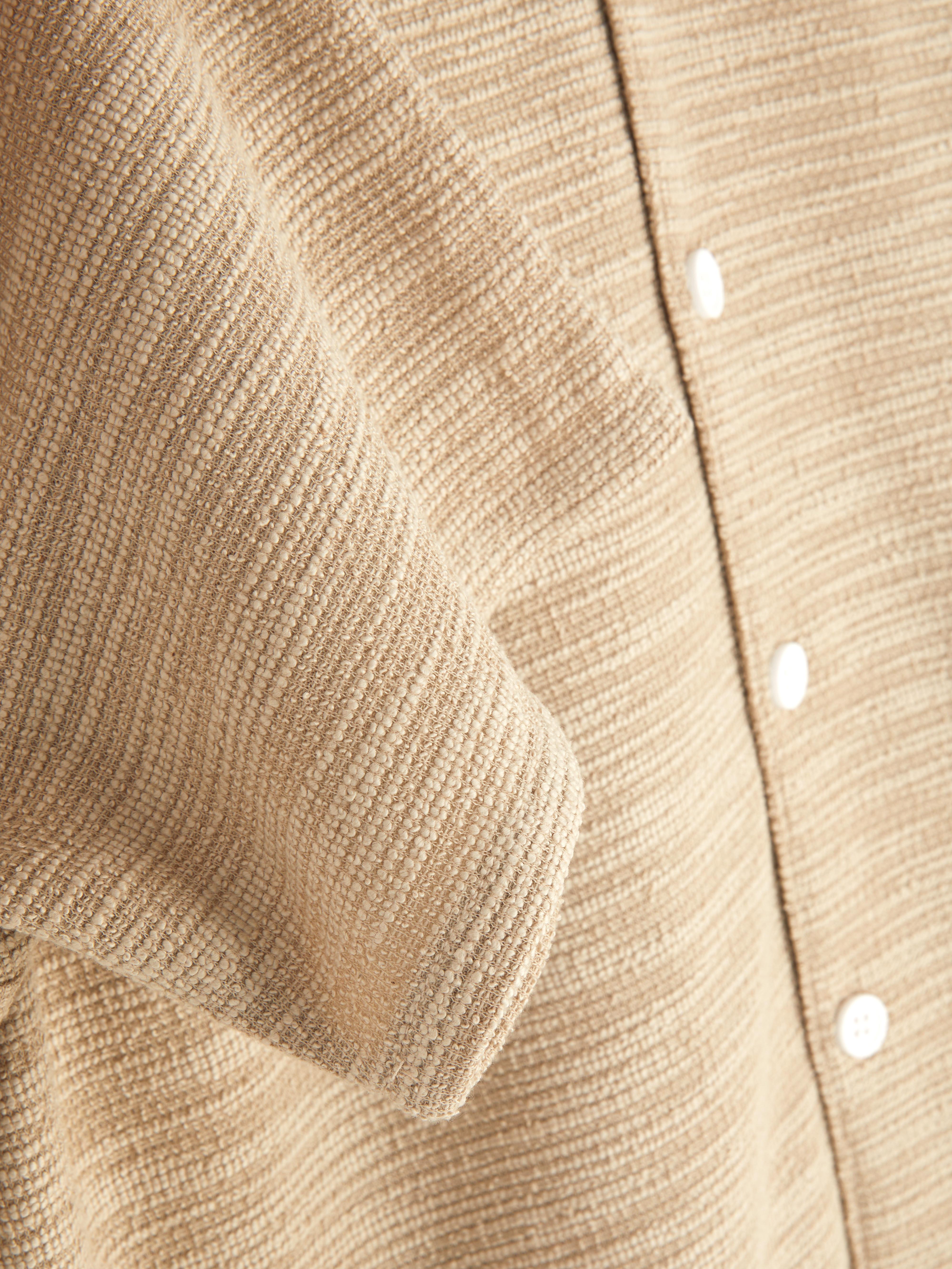 Jersey overhemd met knopen