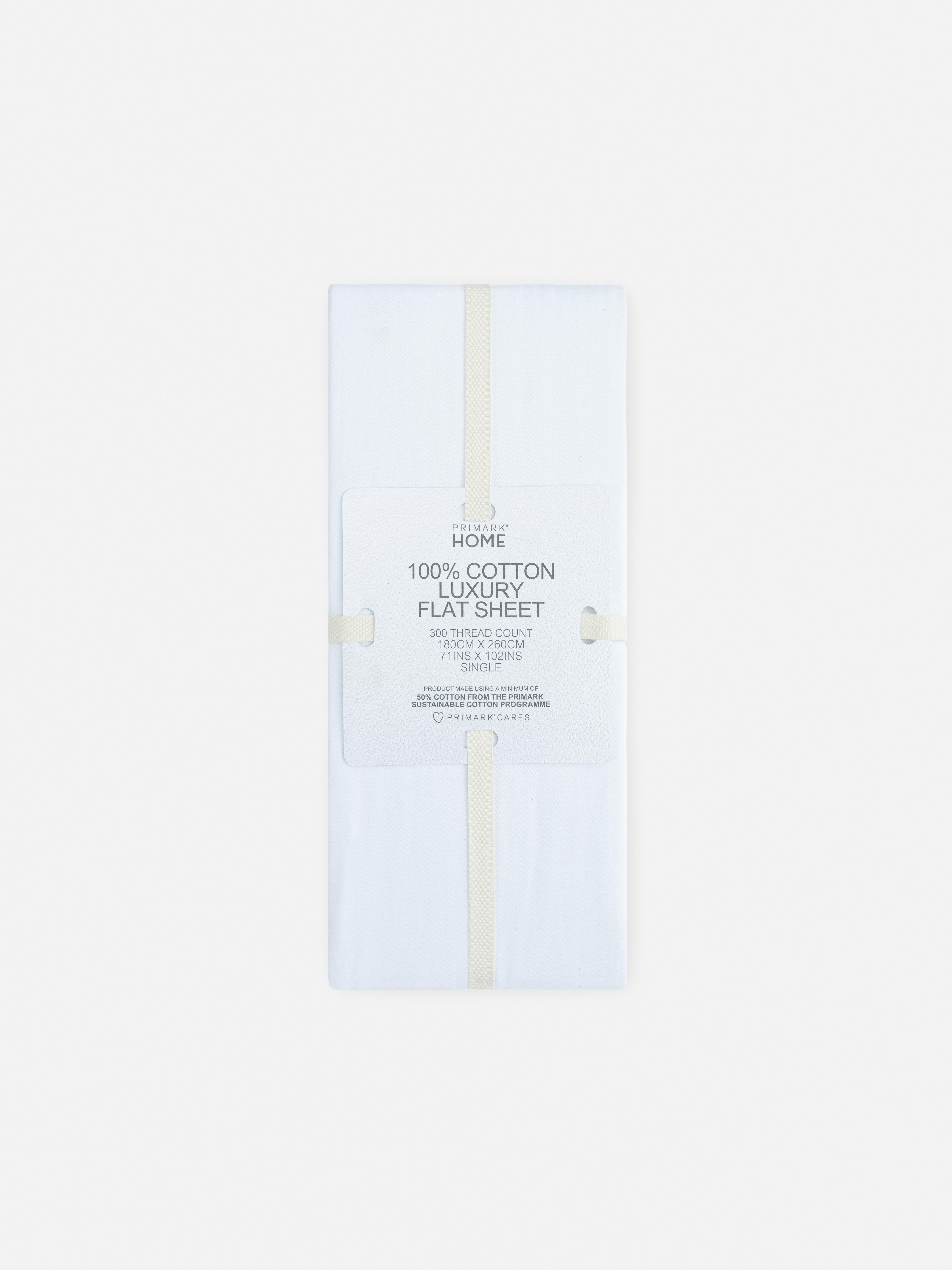 Drap plat simple à 300 fils