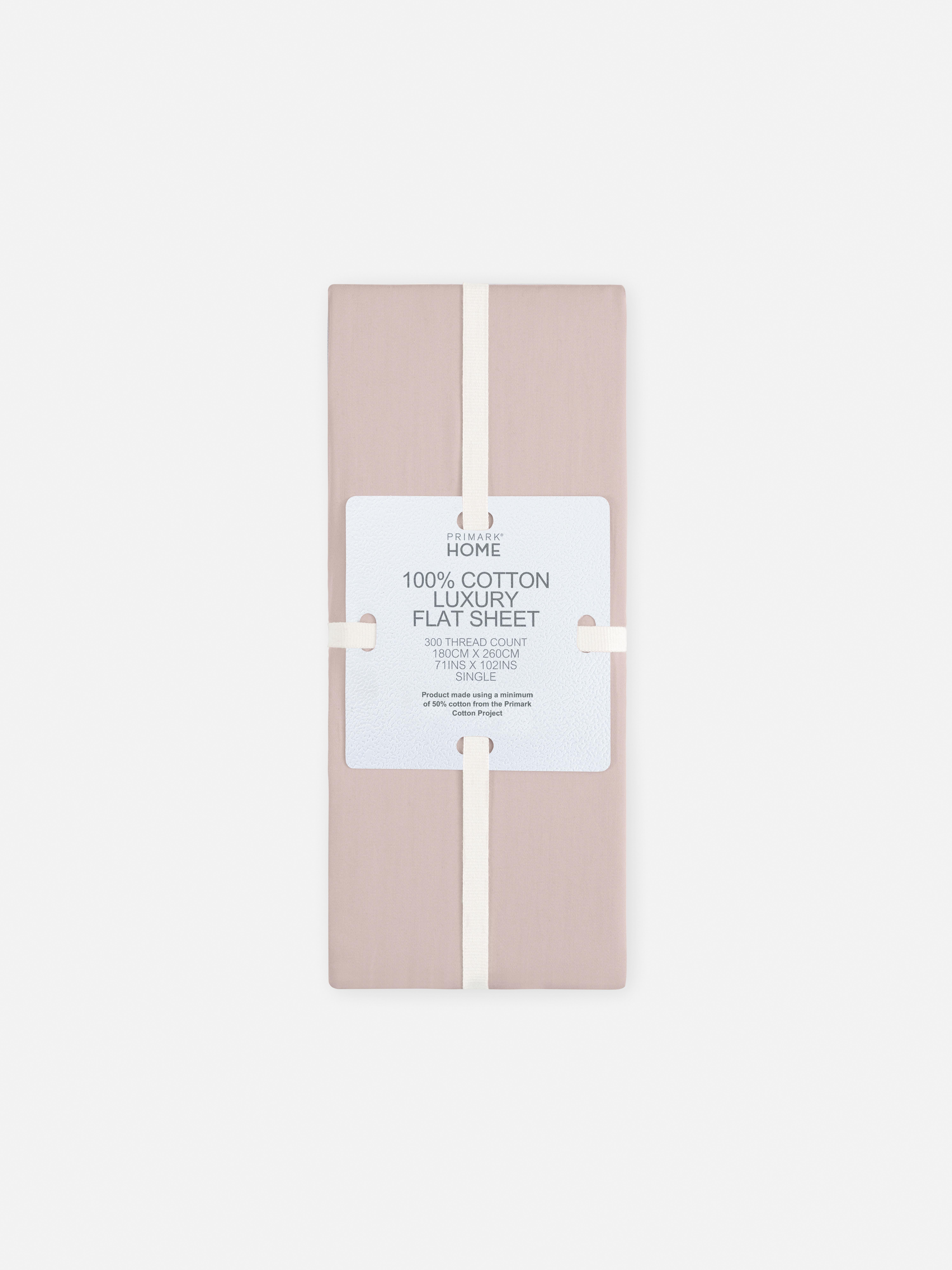 300 Thread Count Single Flat Sheet