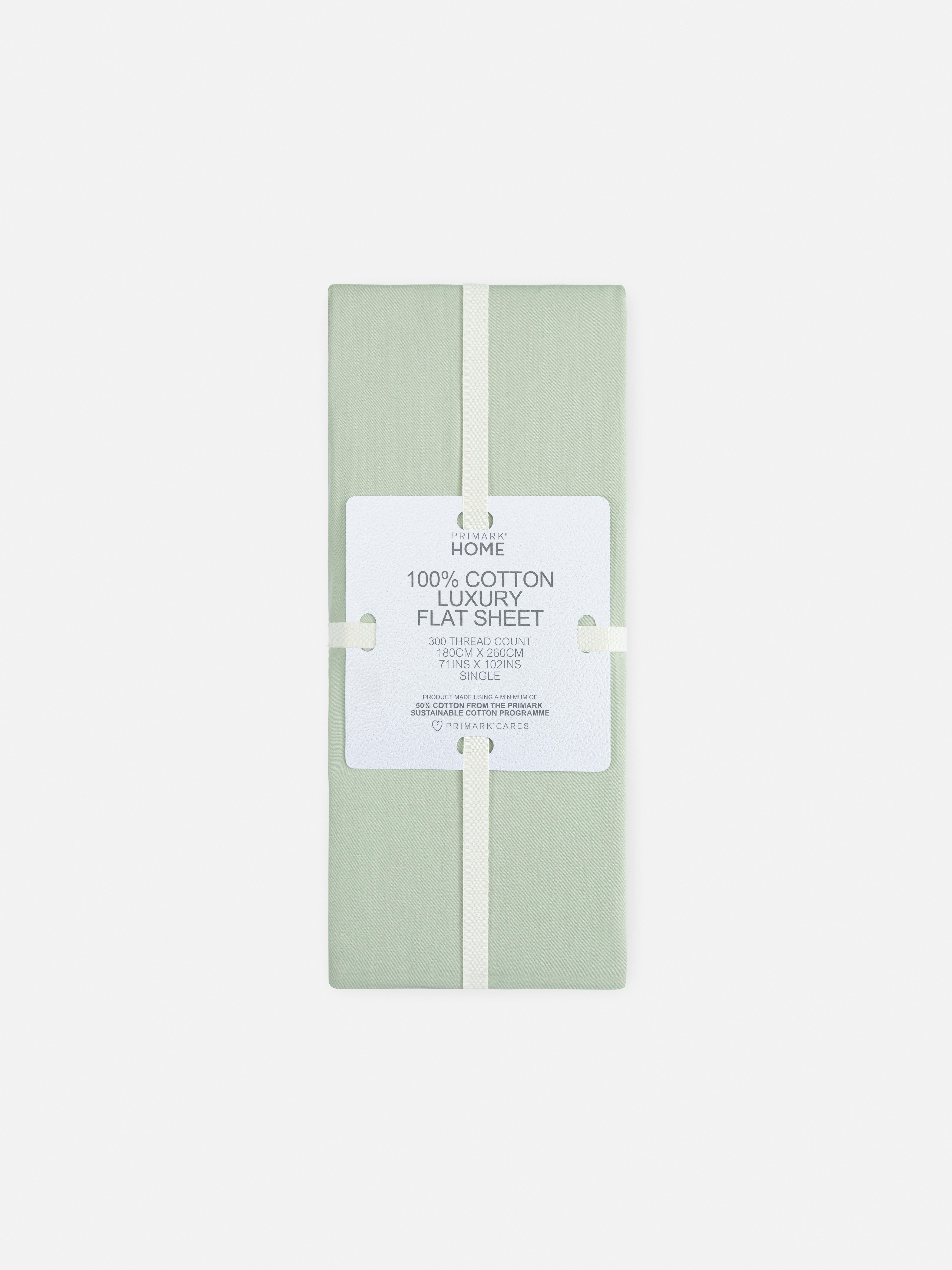 300 Thread Count Single Flat Sheet