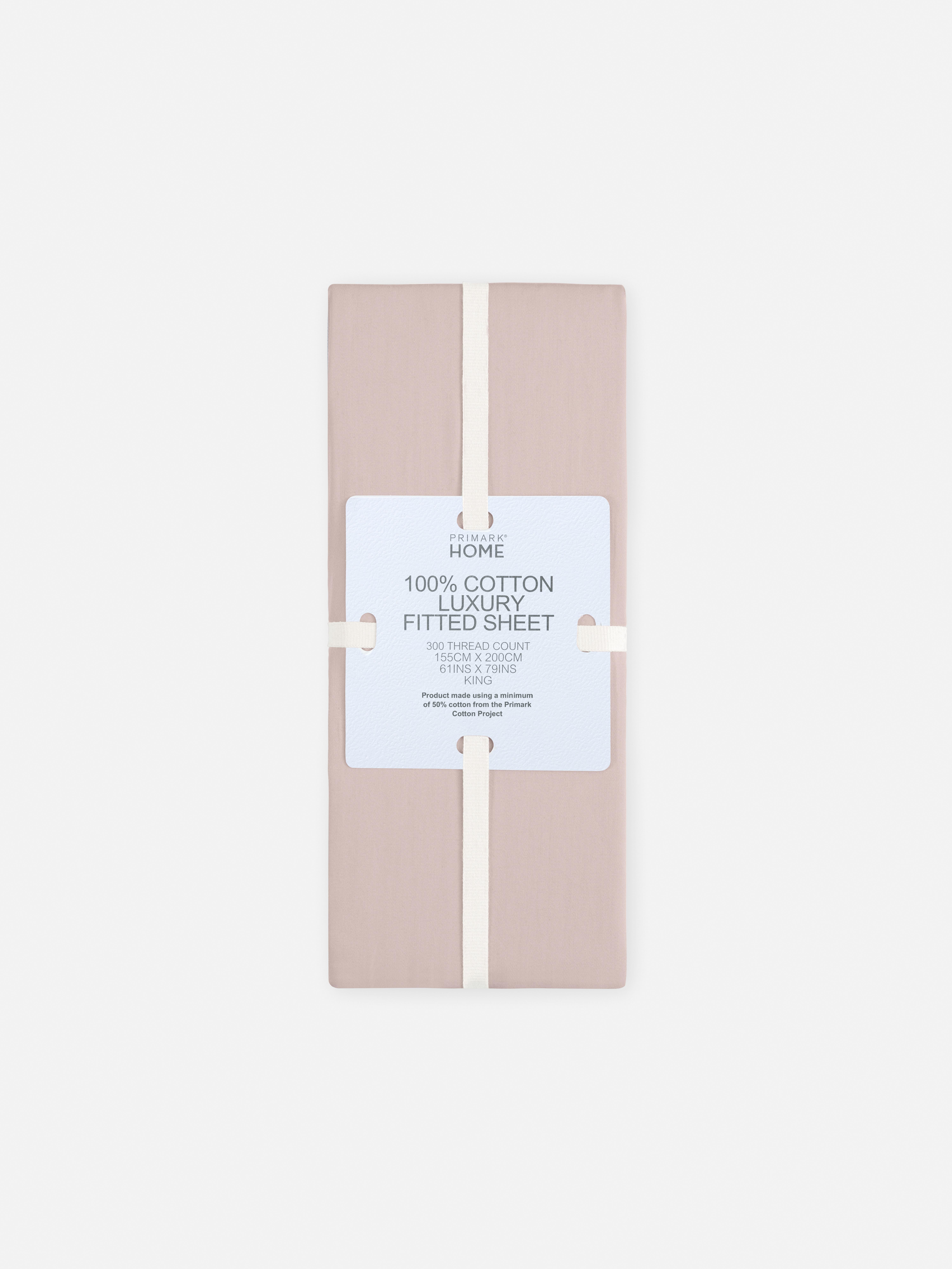 300 Thred Count King Size Fitted Sheet