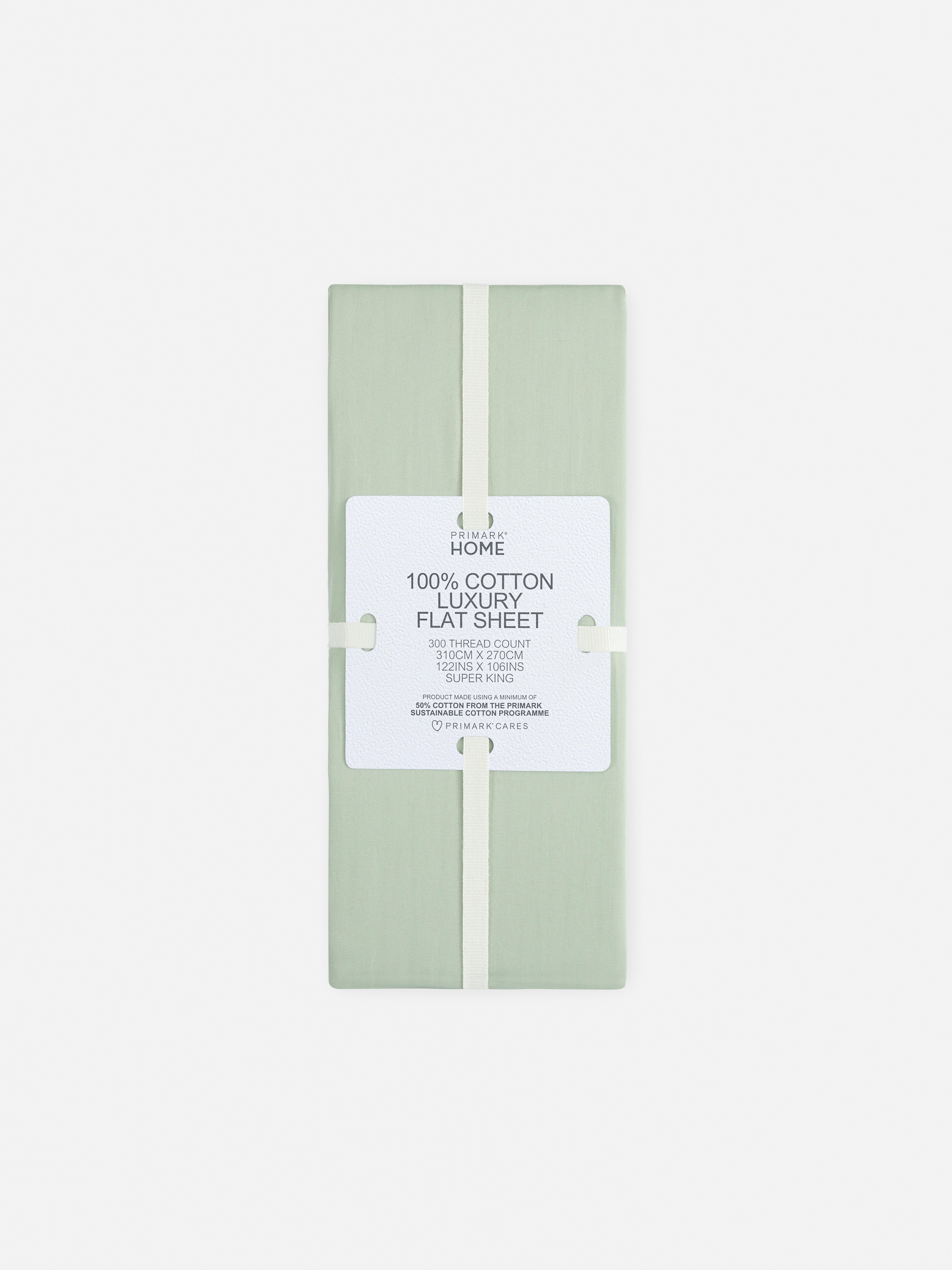 300 Thread Count Super King  Flat Sheet