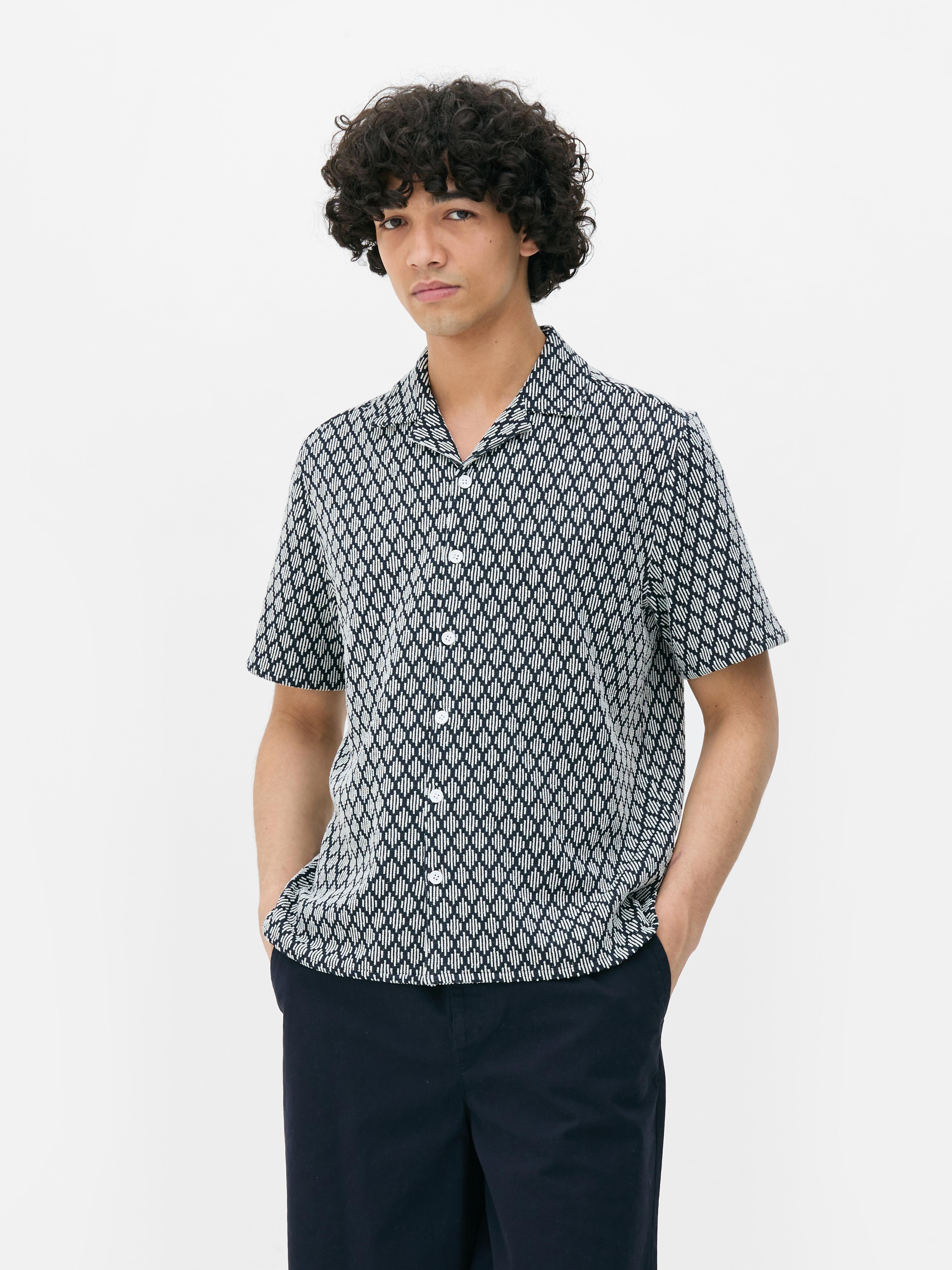 Geometric Knit Shirt