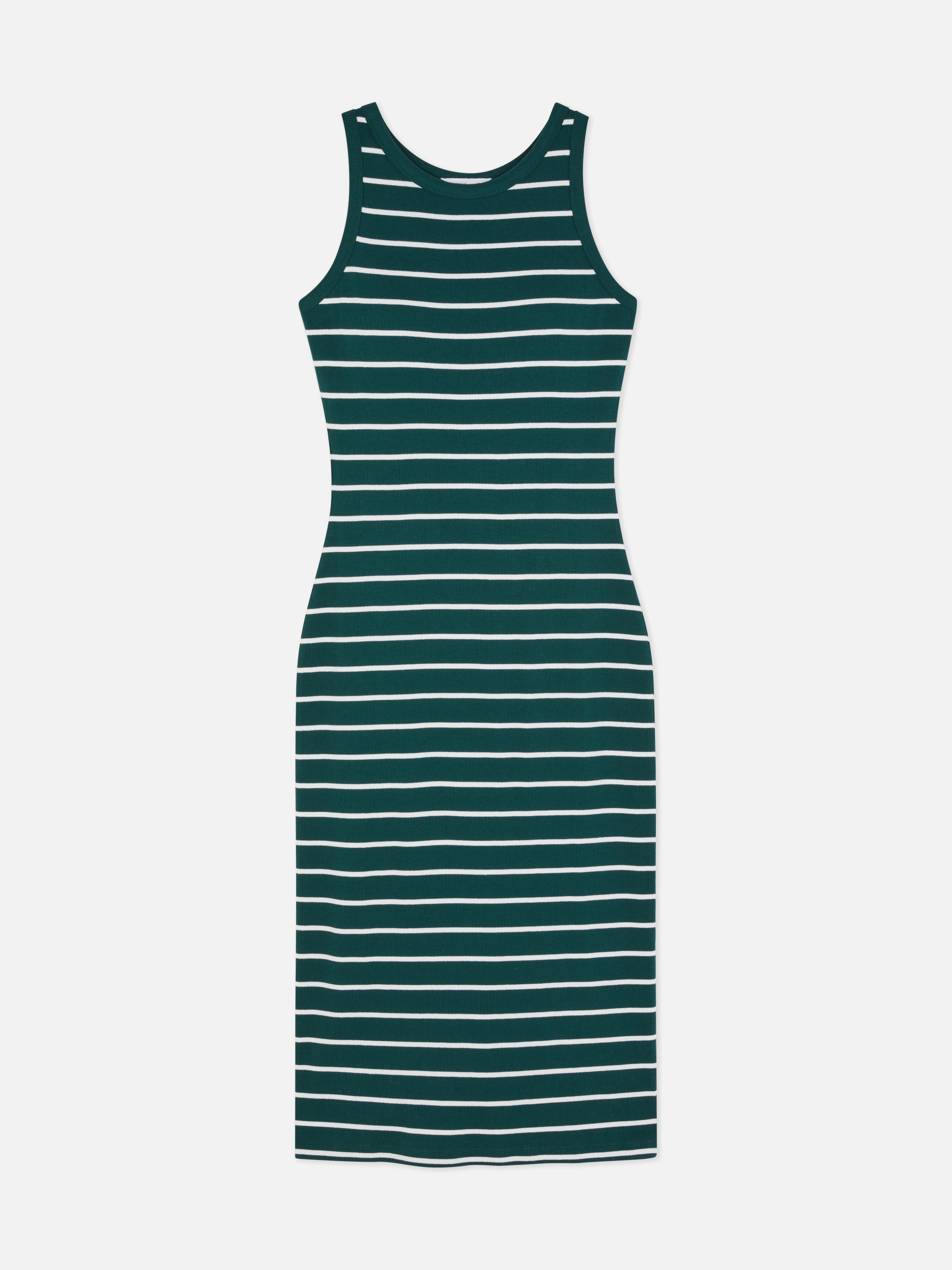 Midi-jurk met racerback