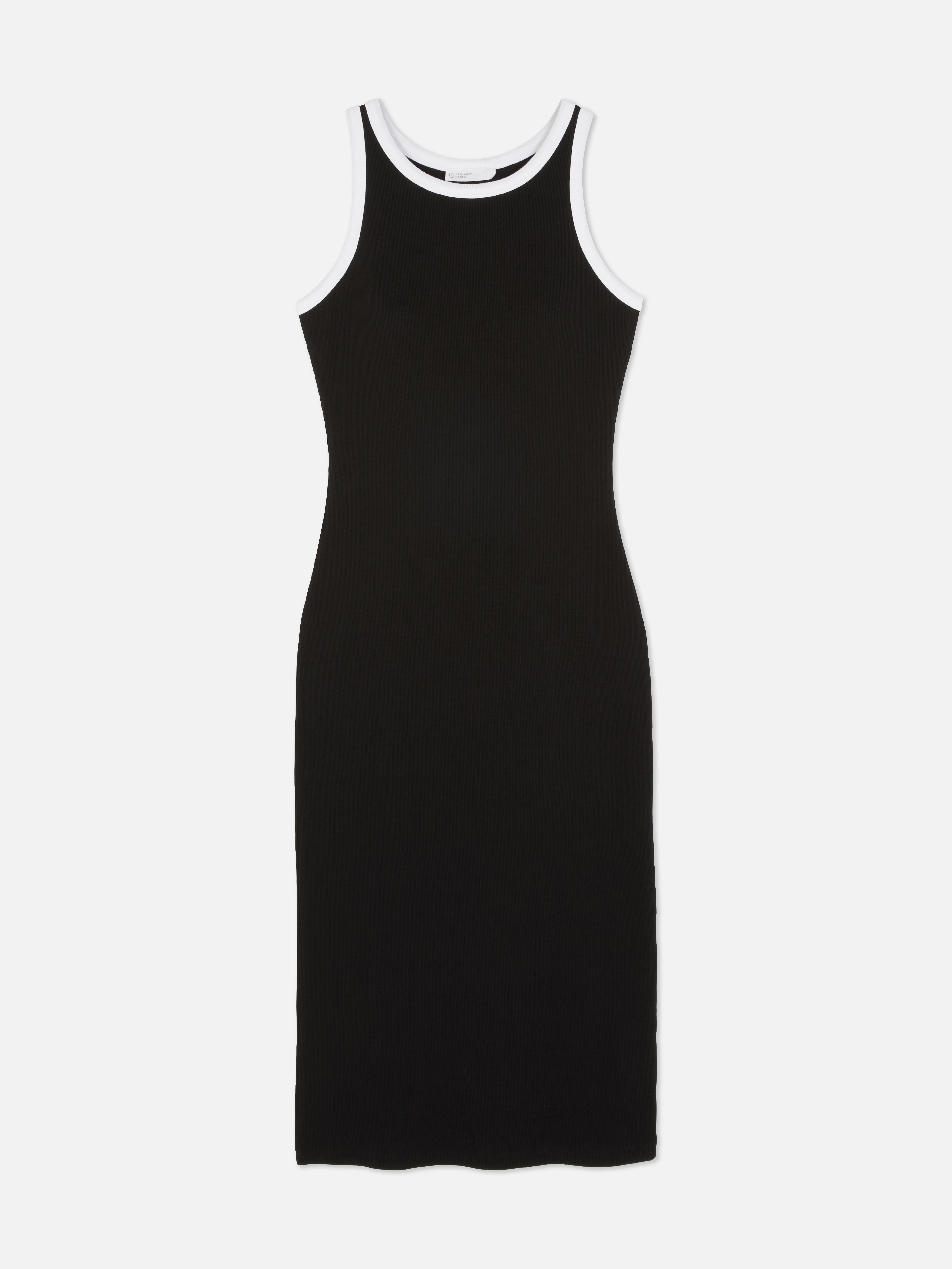 Abito midi con retro a vogatore