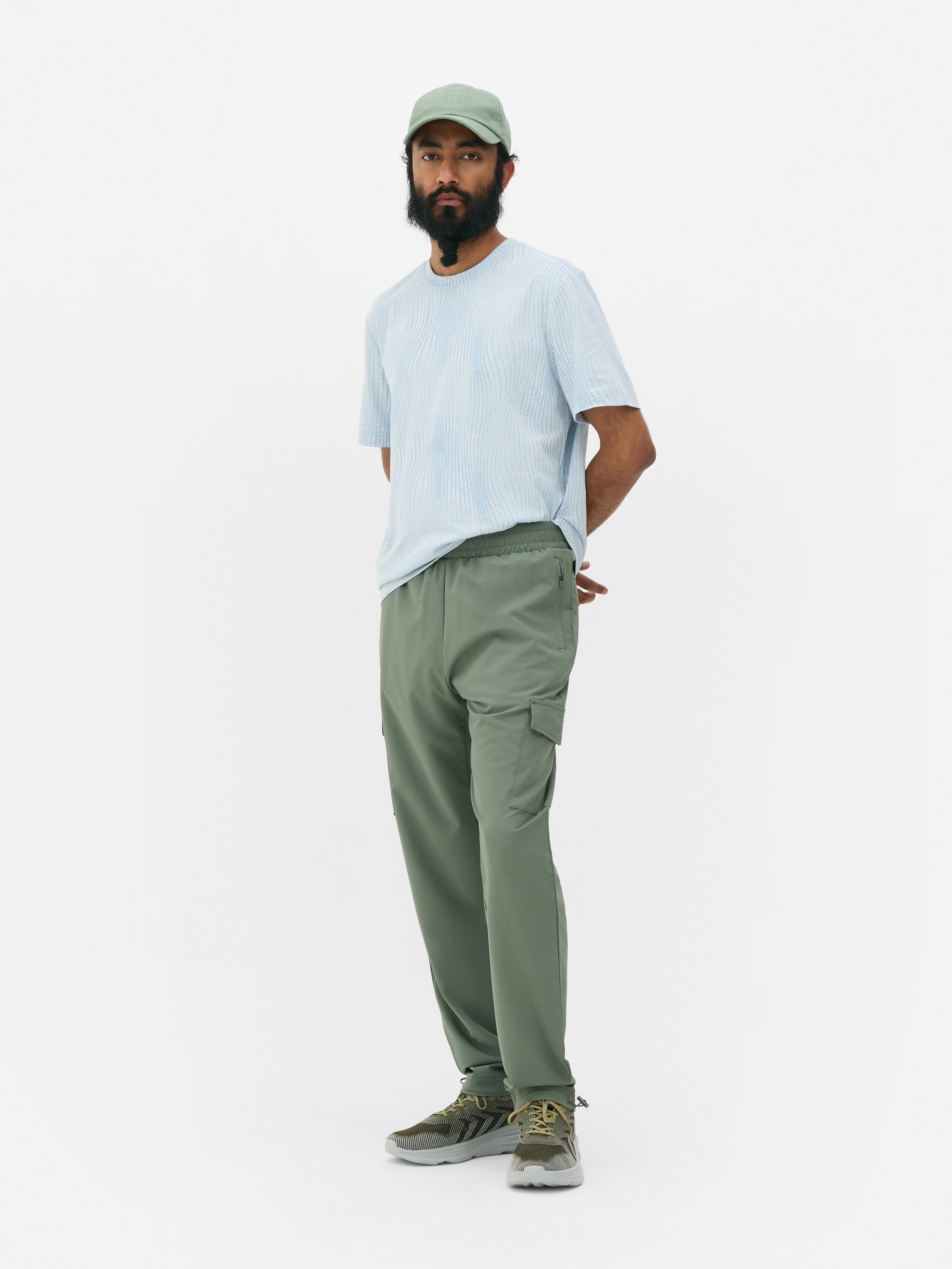 Gewebte Cargo-Jogginghose