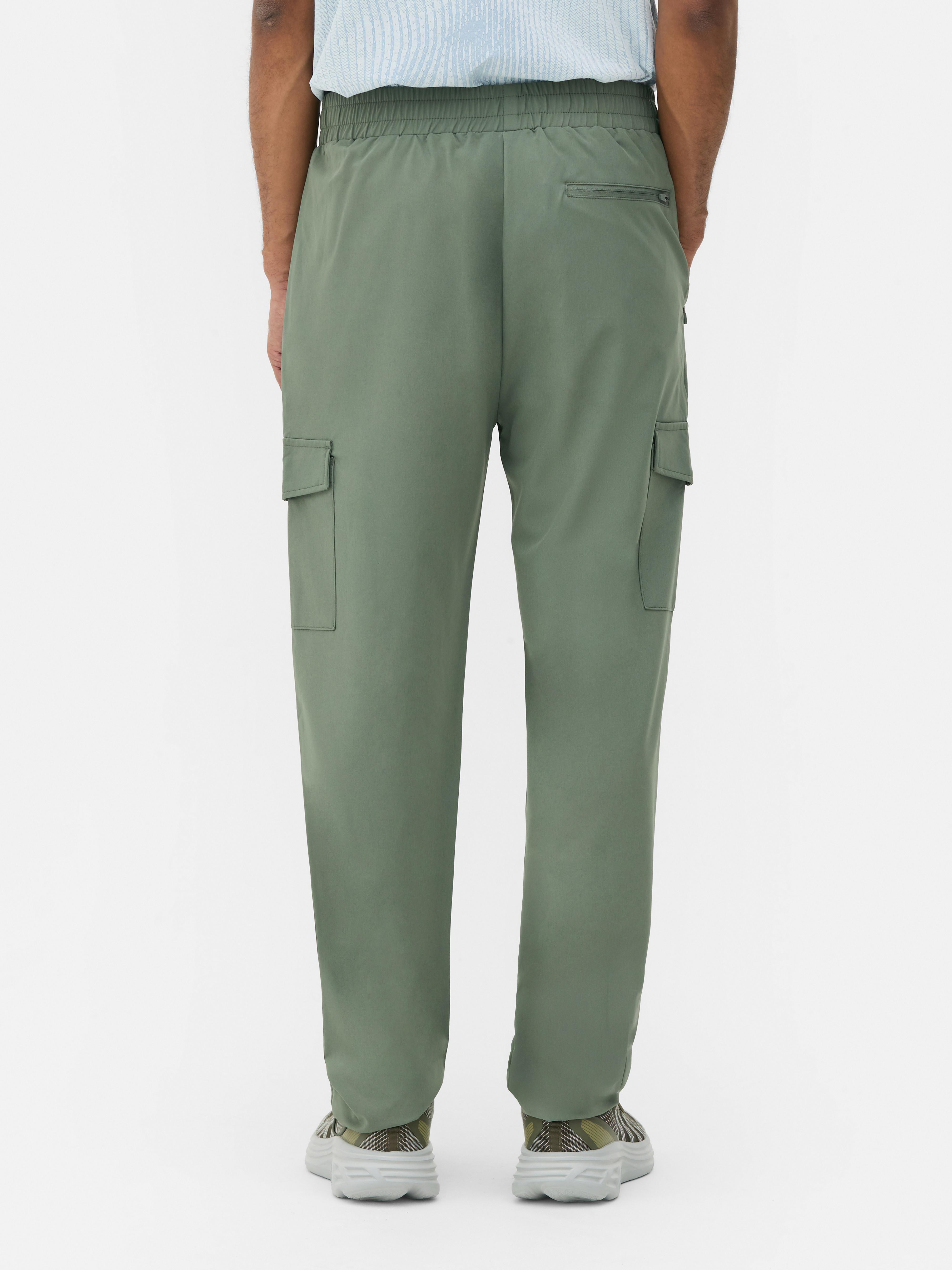 Gewebte Cargo-Jogginghose