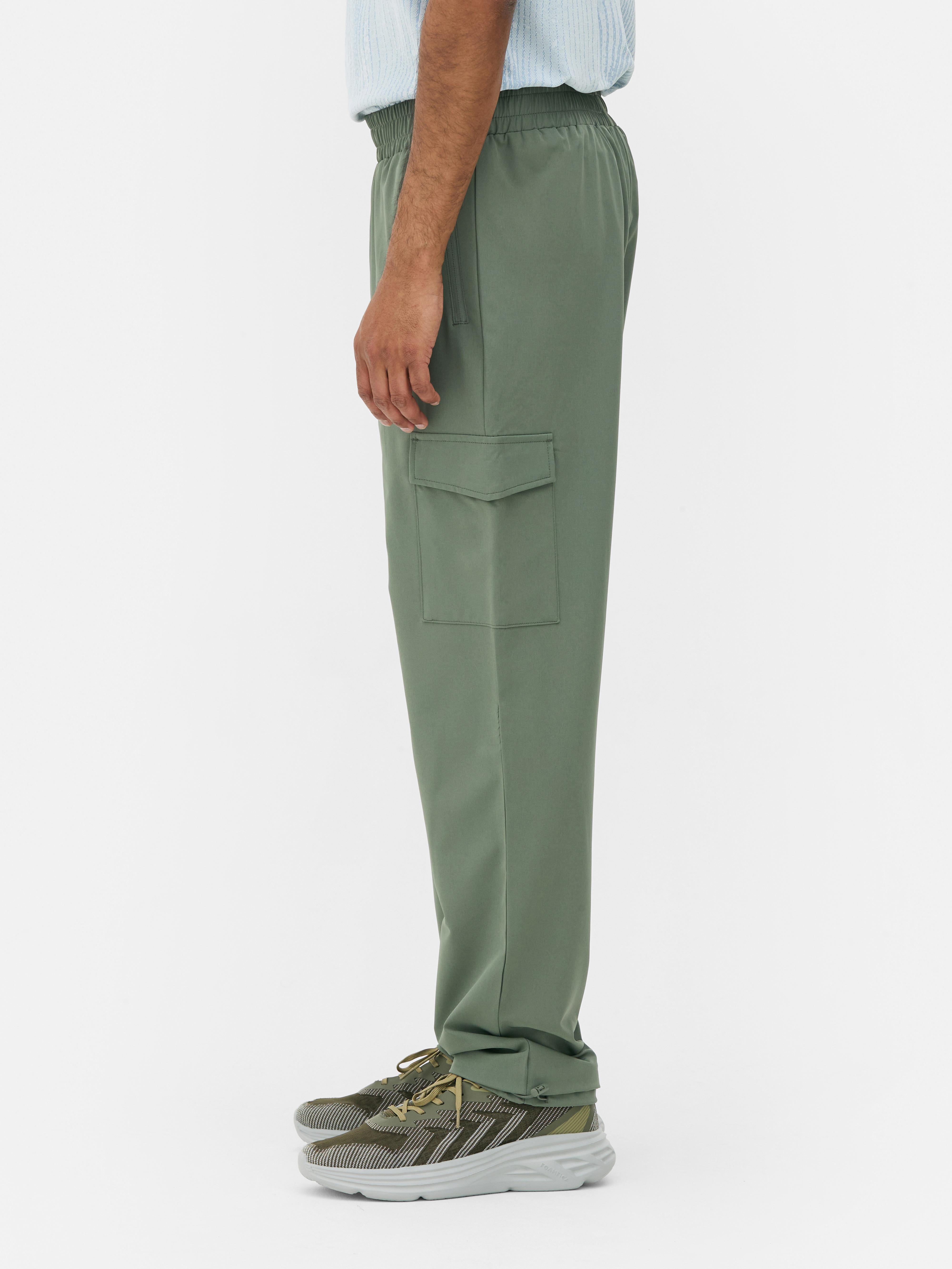 Gewebte Cargo-Jogginghose