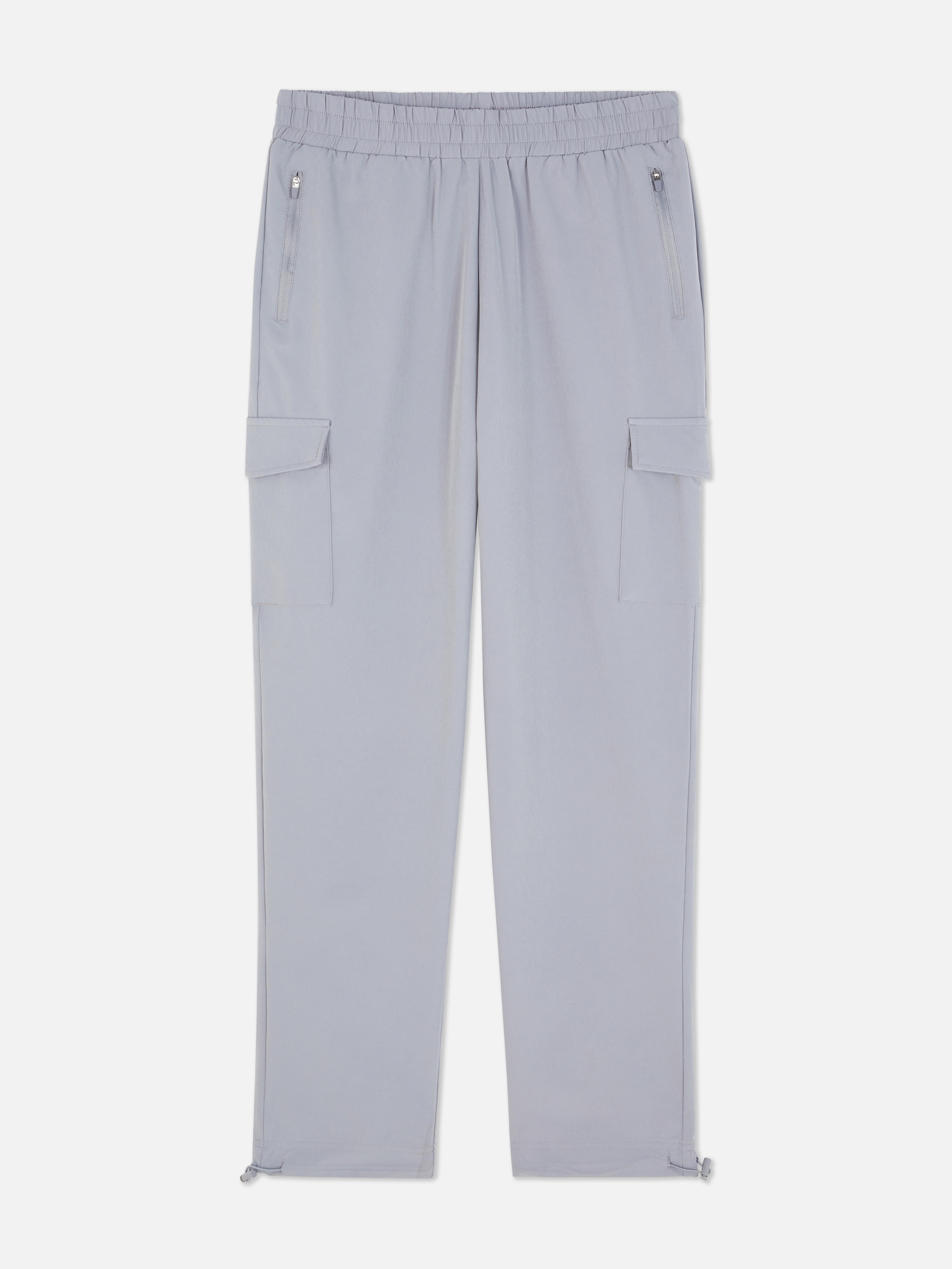 Gewebte Cargo-Jogginghose