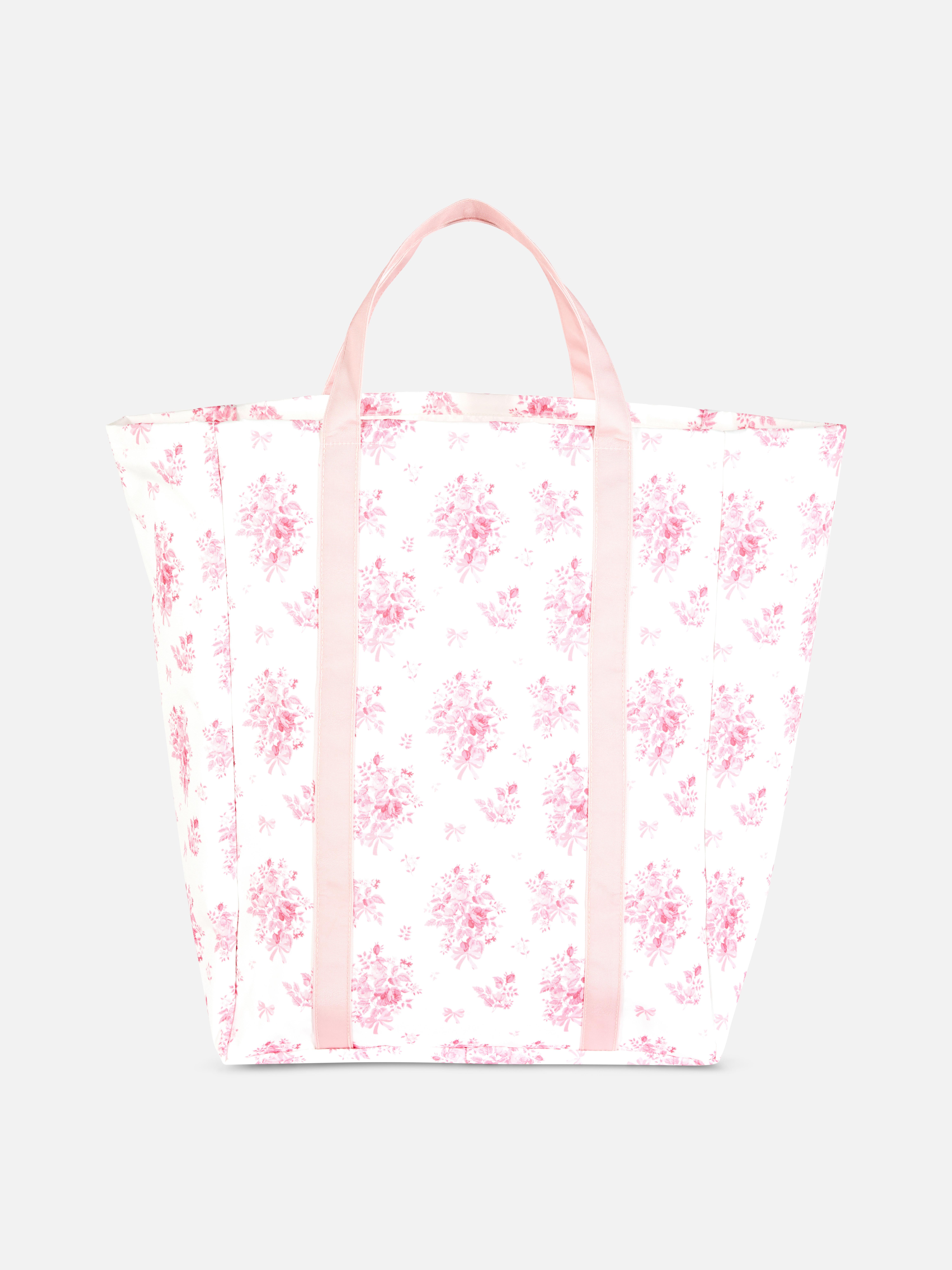 Floral Laundry Basket