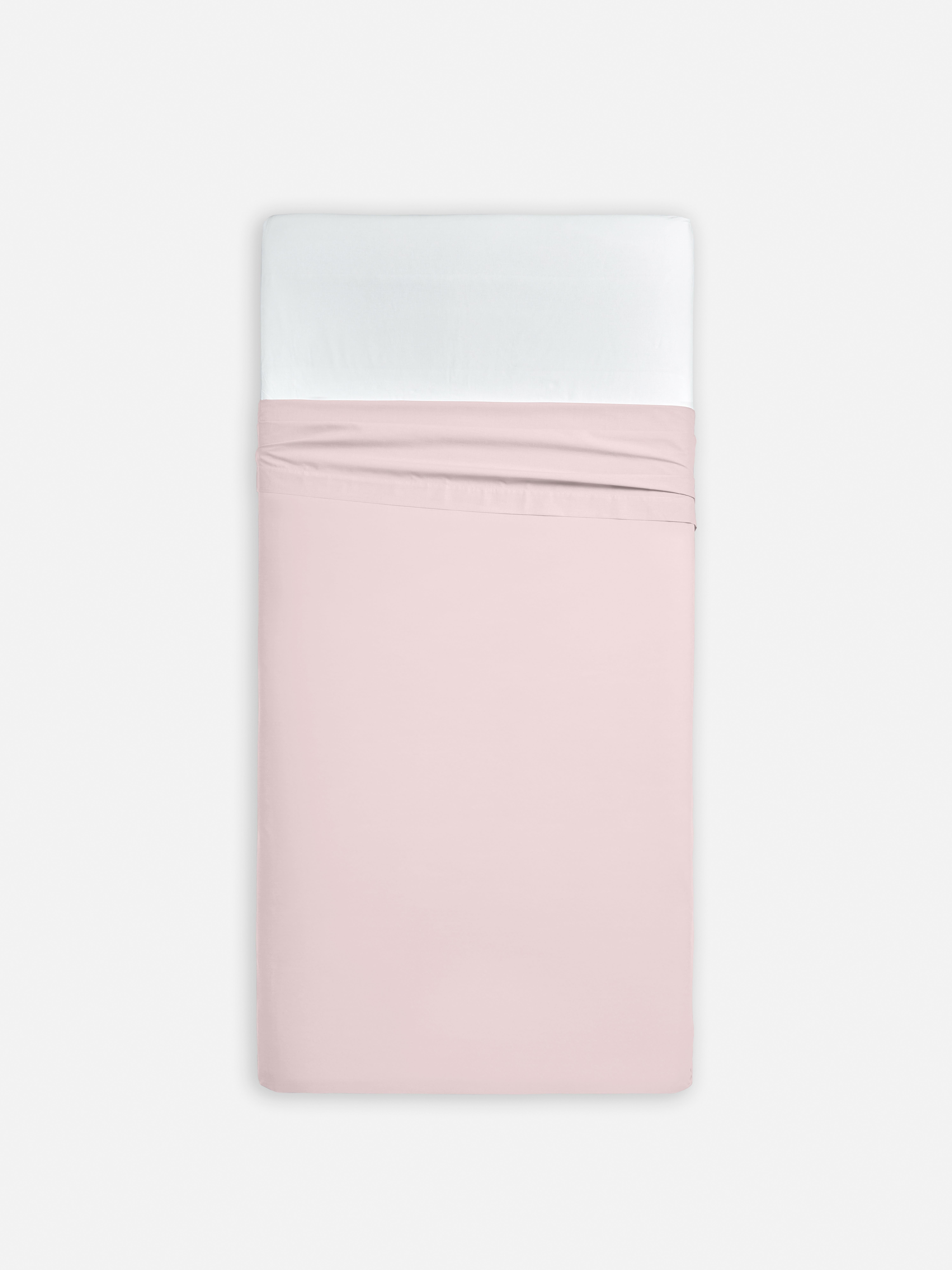Single Flat Sheet Pink
