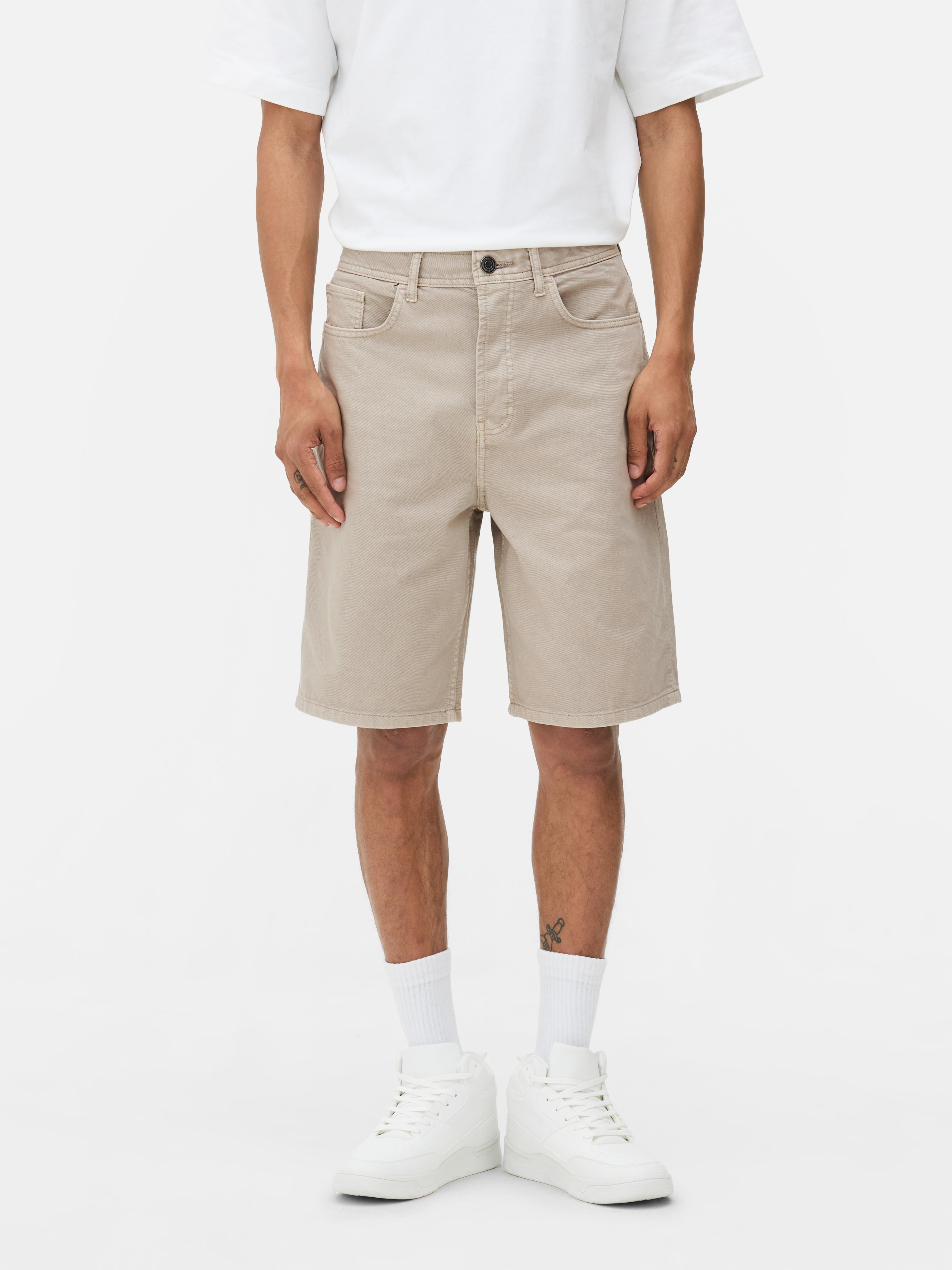 Pantalones cortos vaqueros de corte holgado