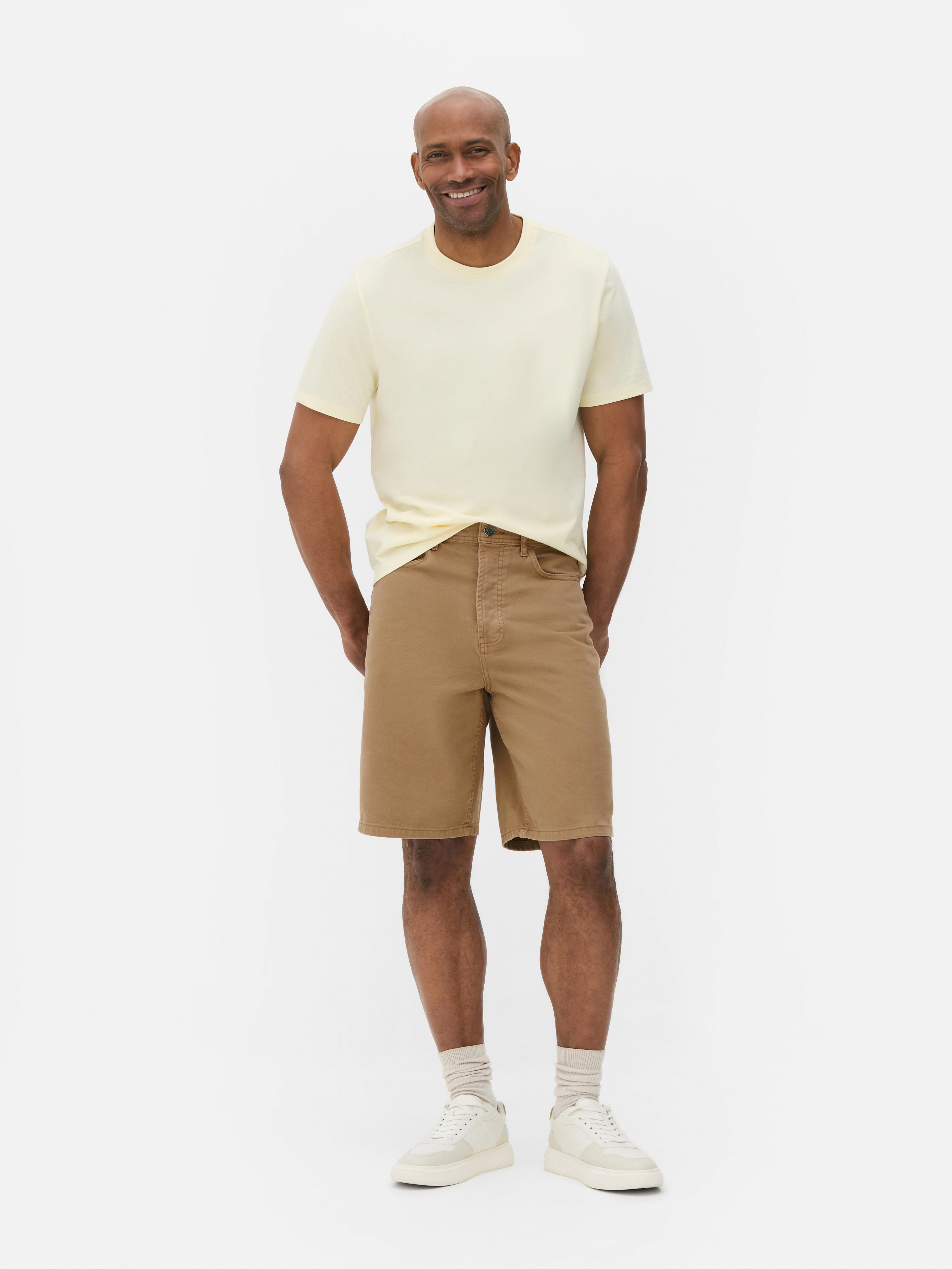 Pantalones cortos vaqueros de corte holgado