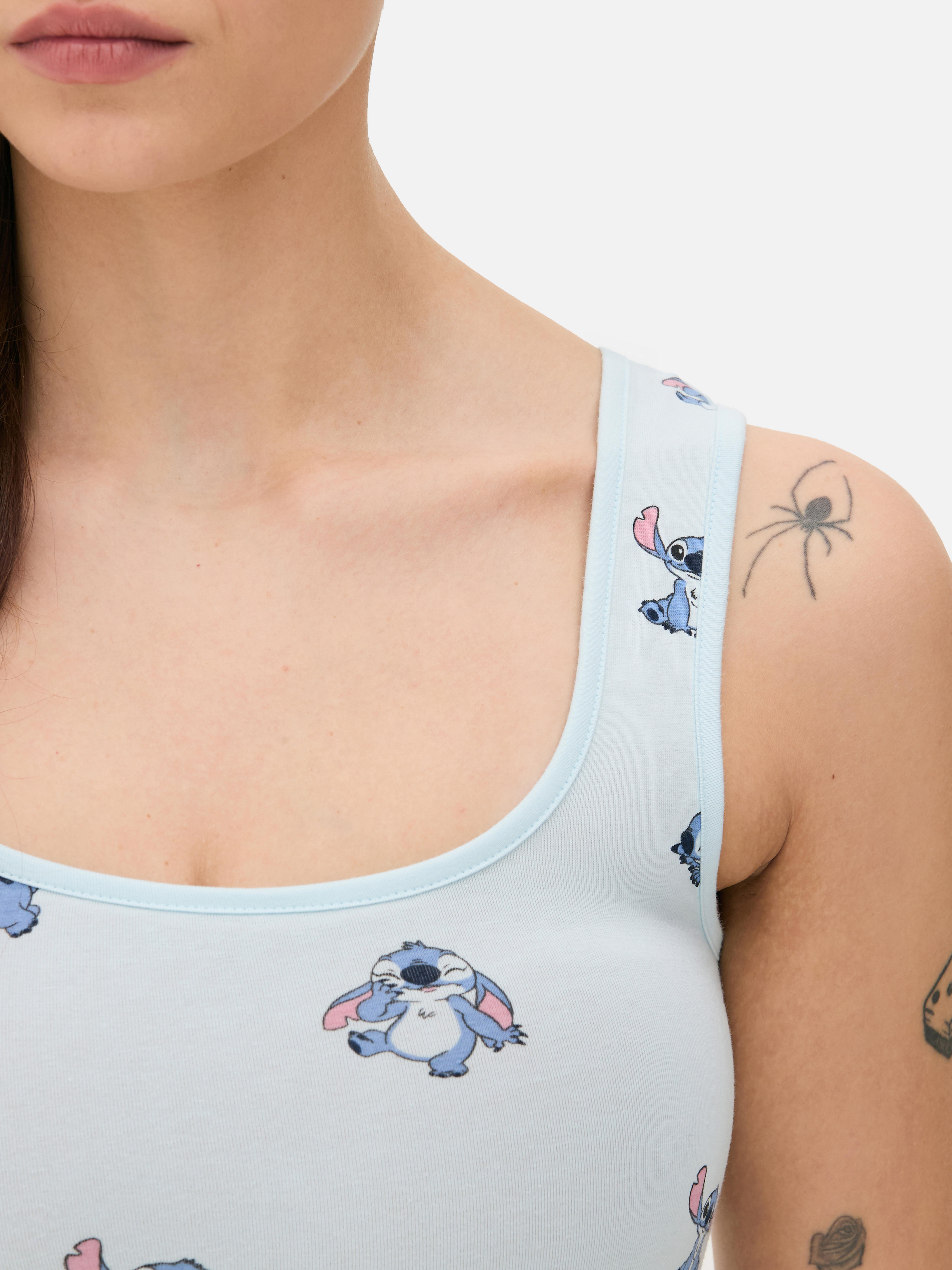 Haut de pyjama côtelé Disney Stitch