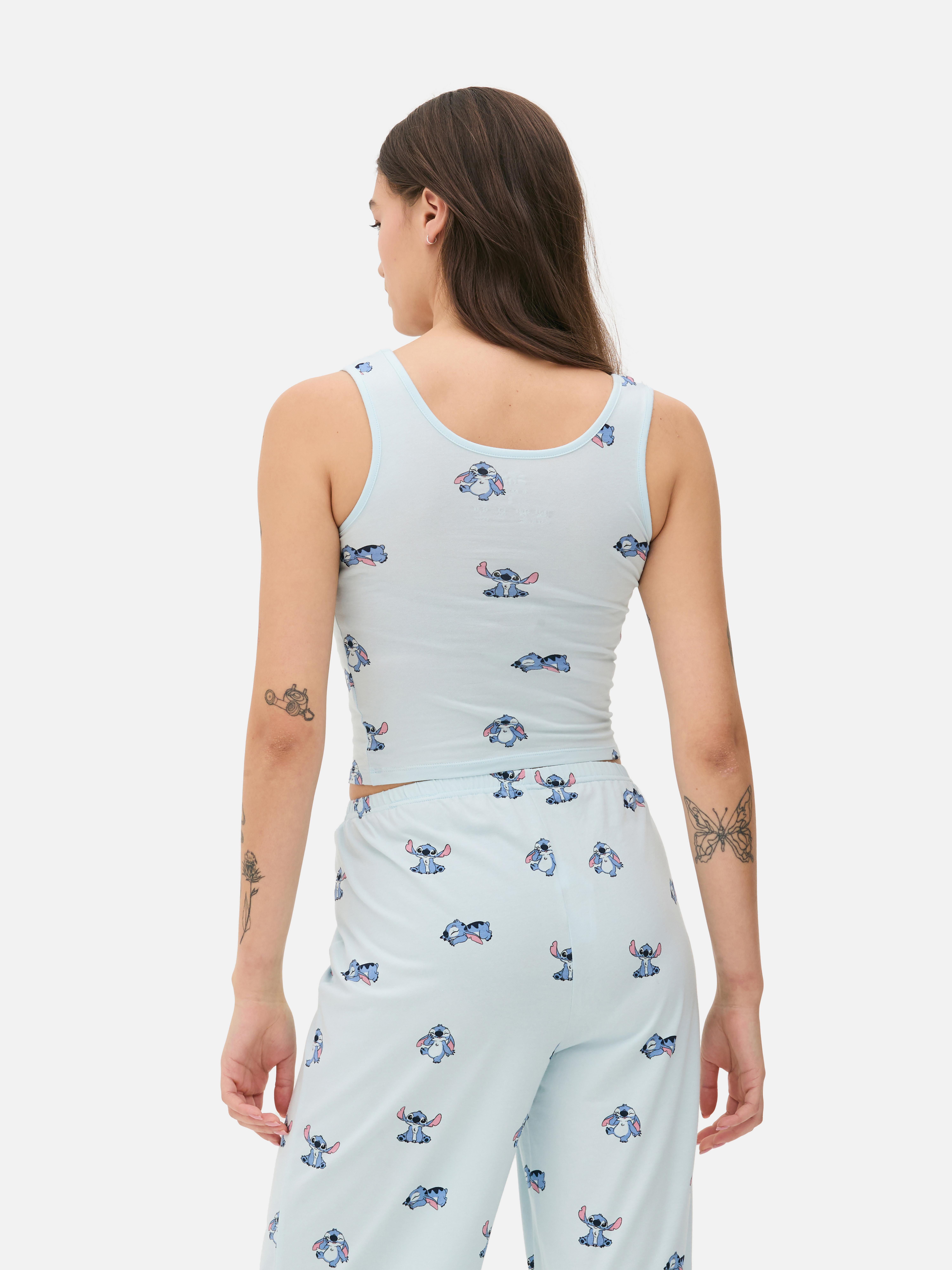 Haut de pyjama côtelé Disney Stitch