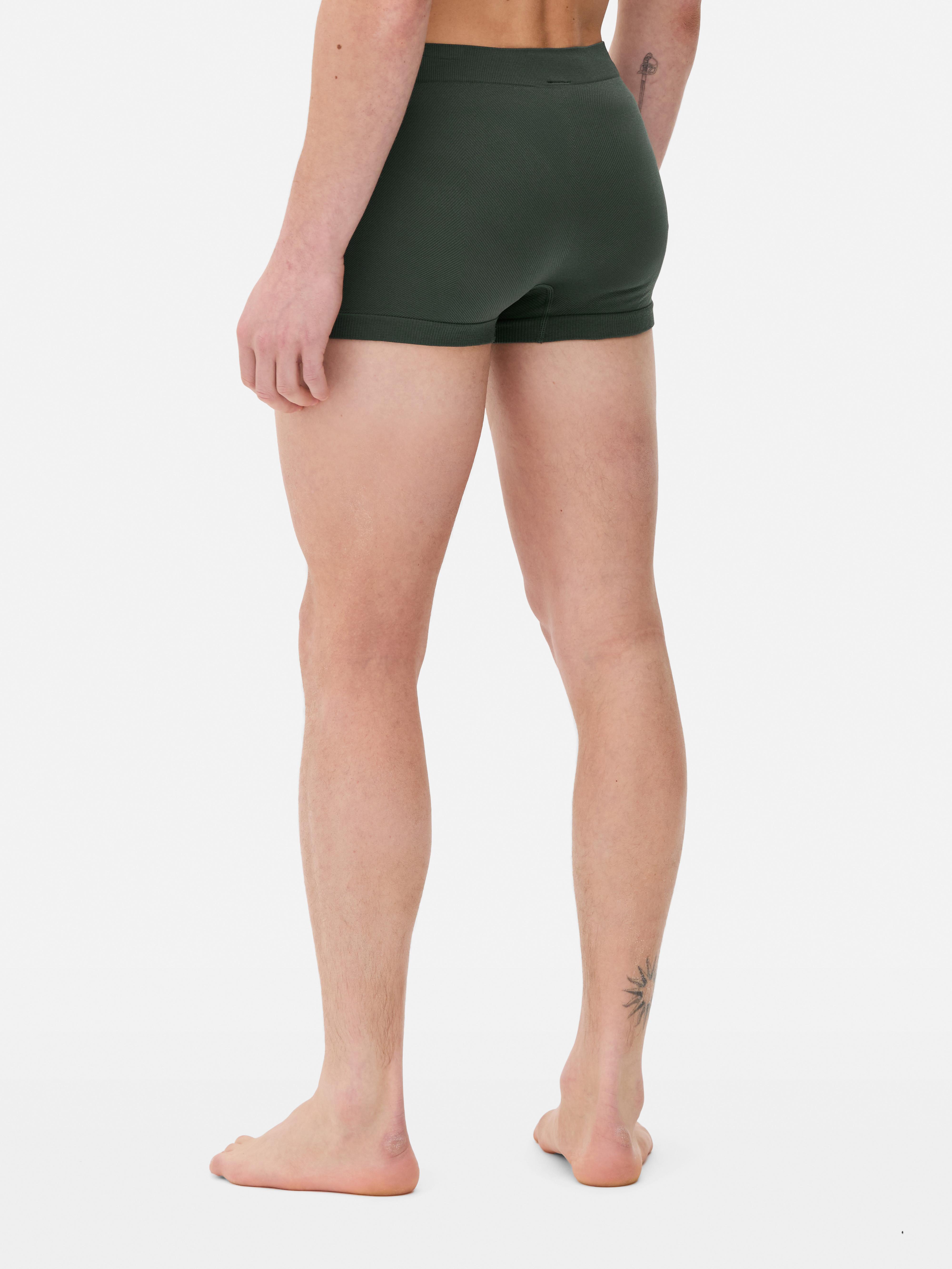 Naadloze geribde boxershorts, set van 3