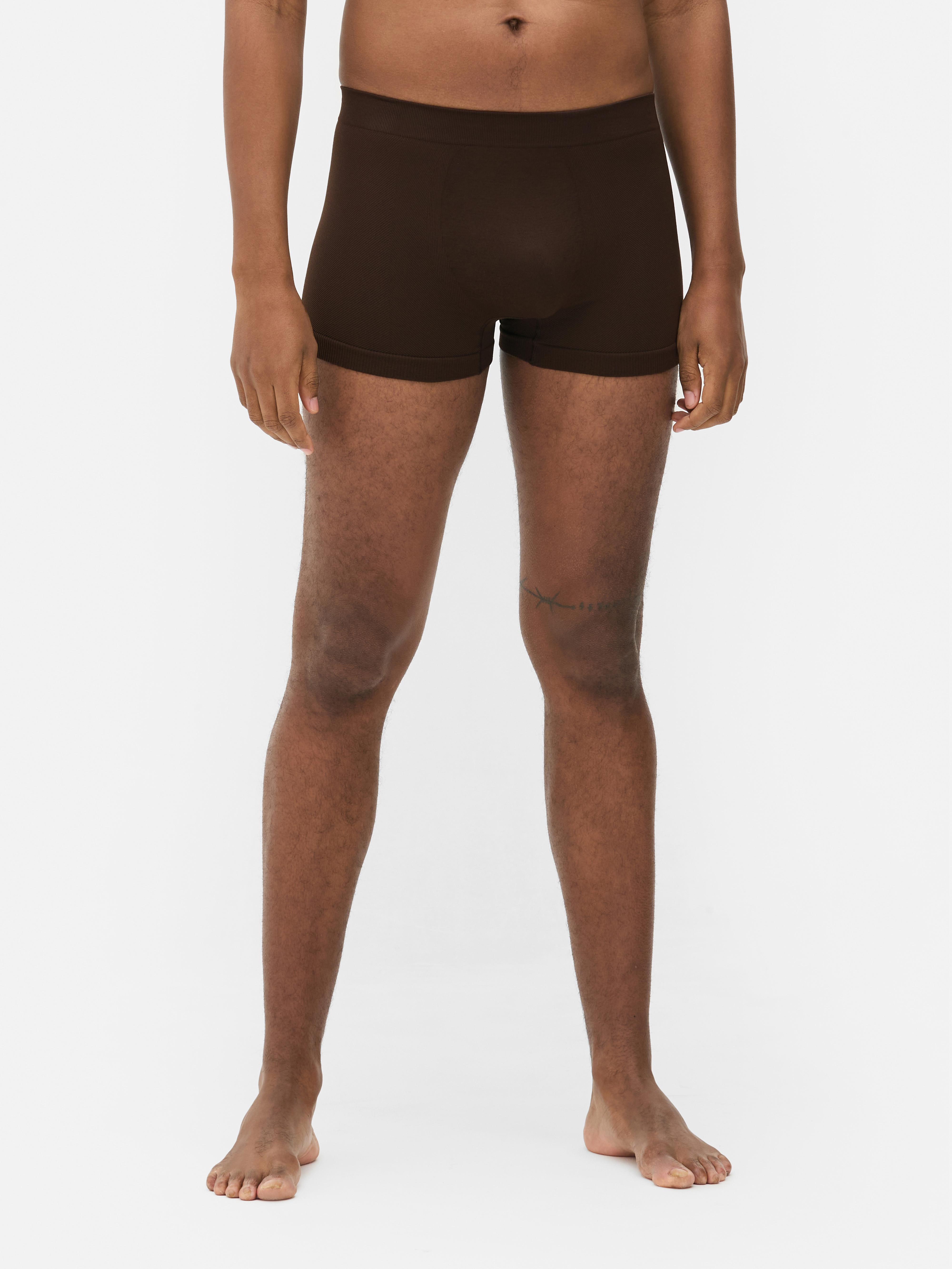 Naadloze geribde boxershorts, set van 3