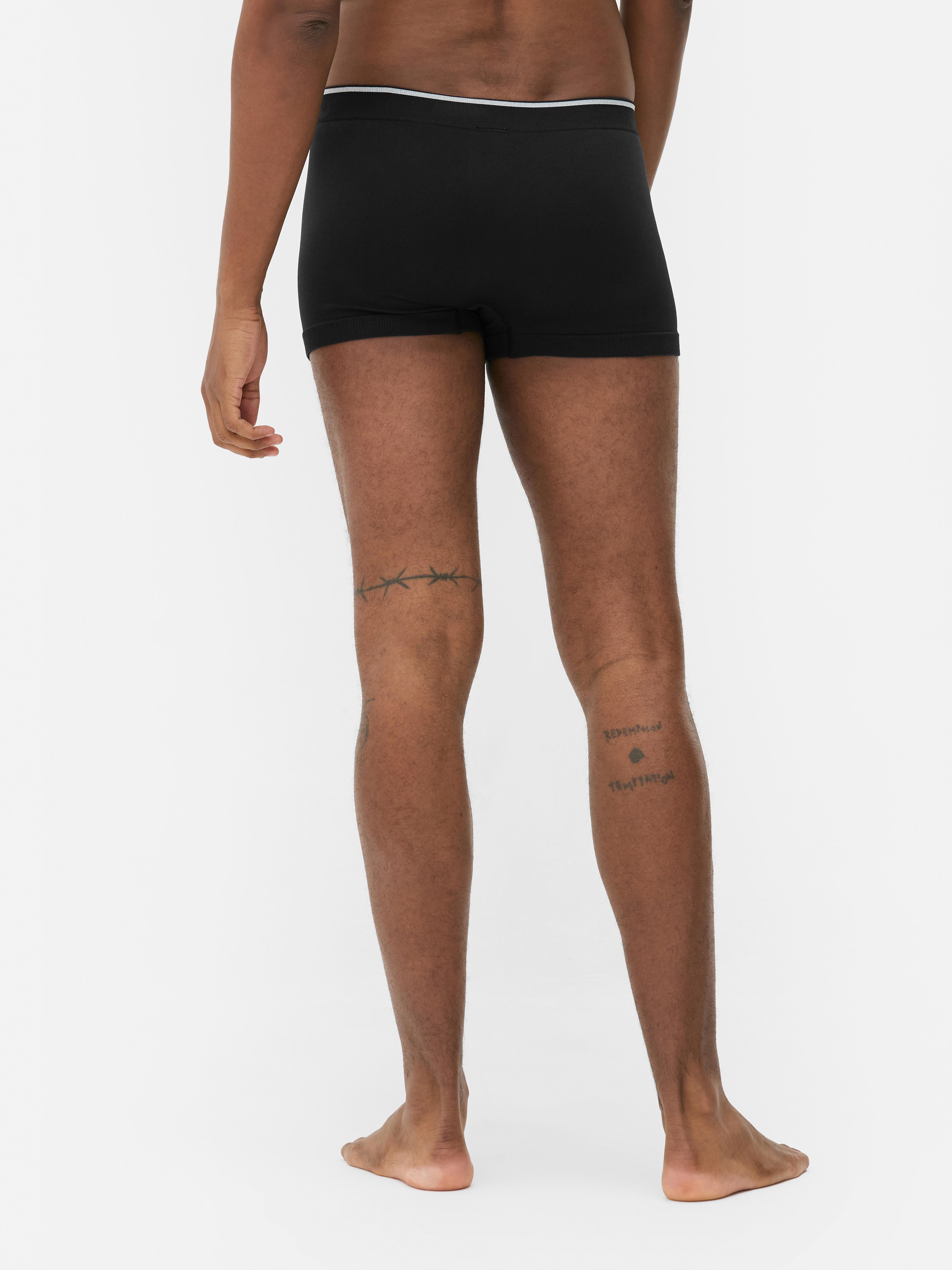 3pk Seamless Ribbed Trunks