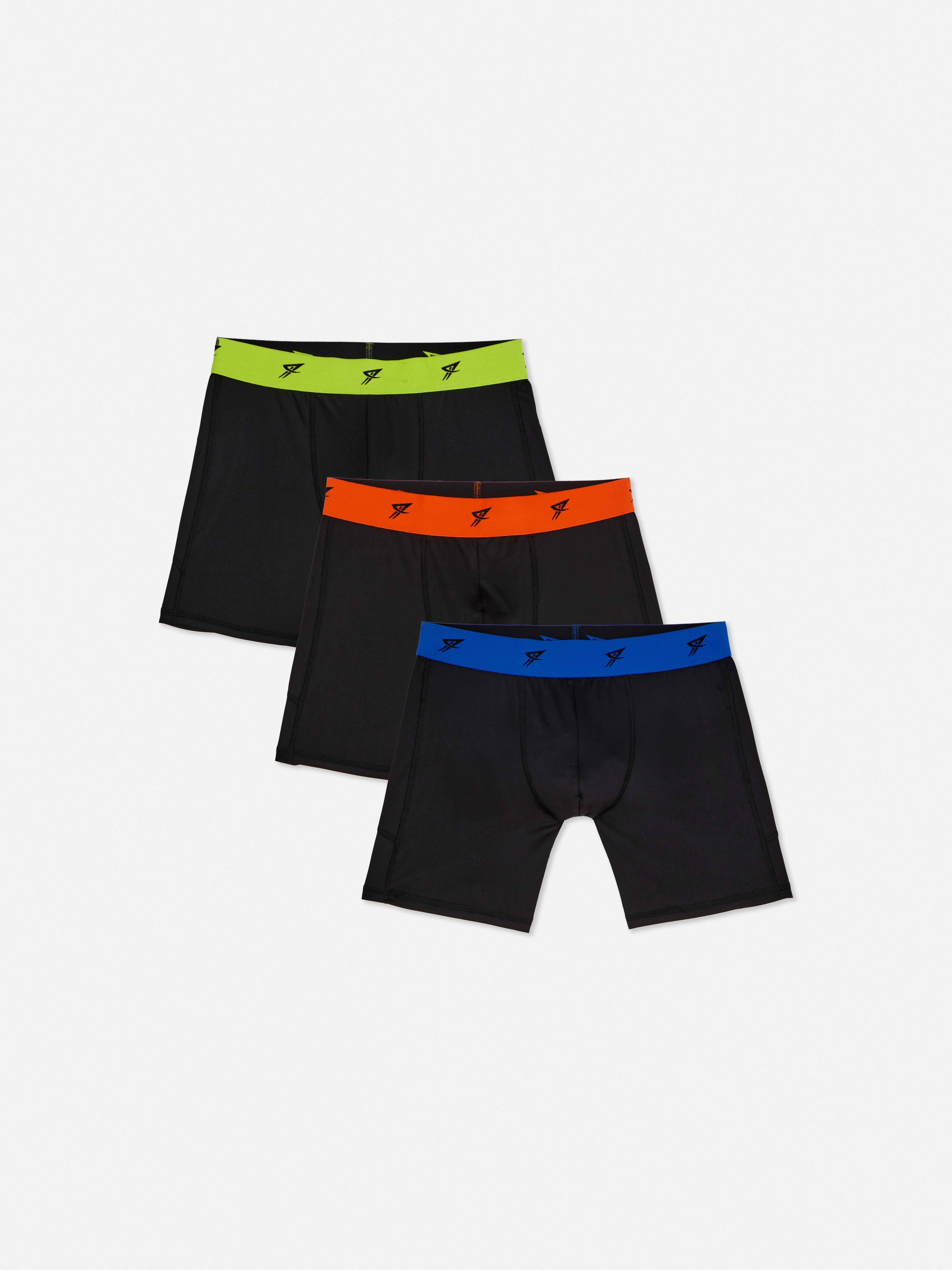 Verschiedene Fitness-Boxershorts, 3er-Pack