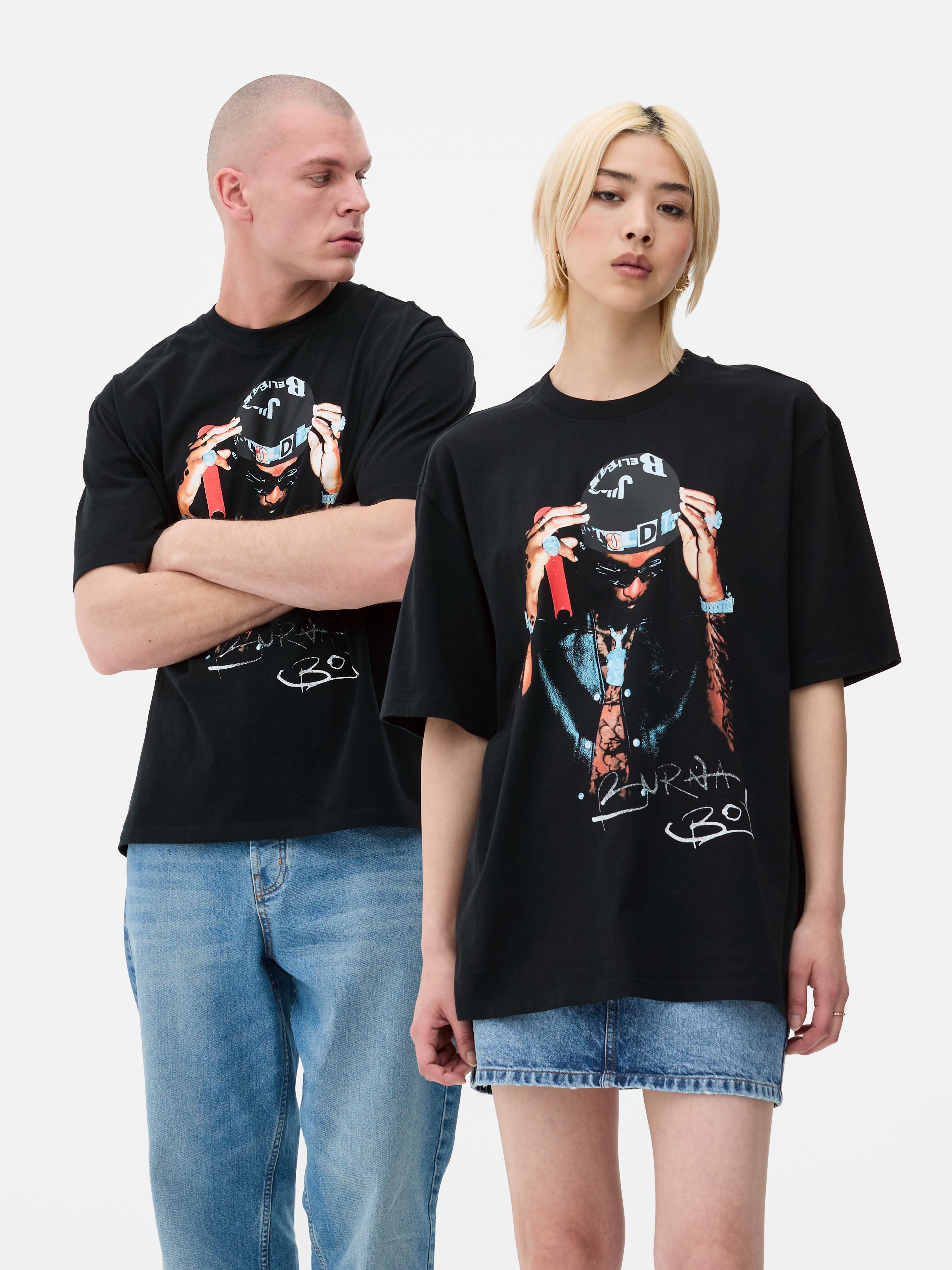 Women's Black Burna Boy Graphic T-Shirt | Penneys