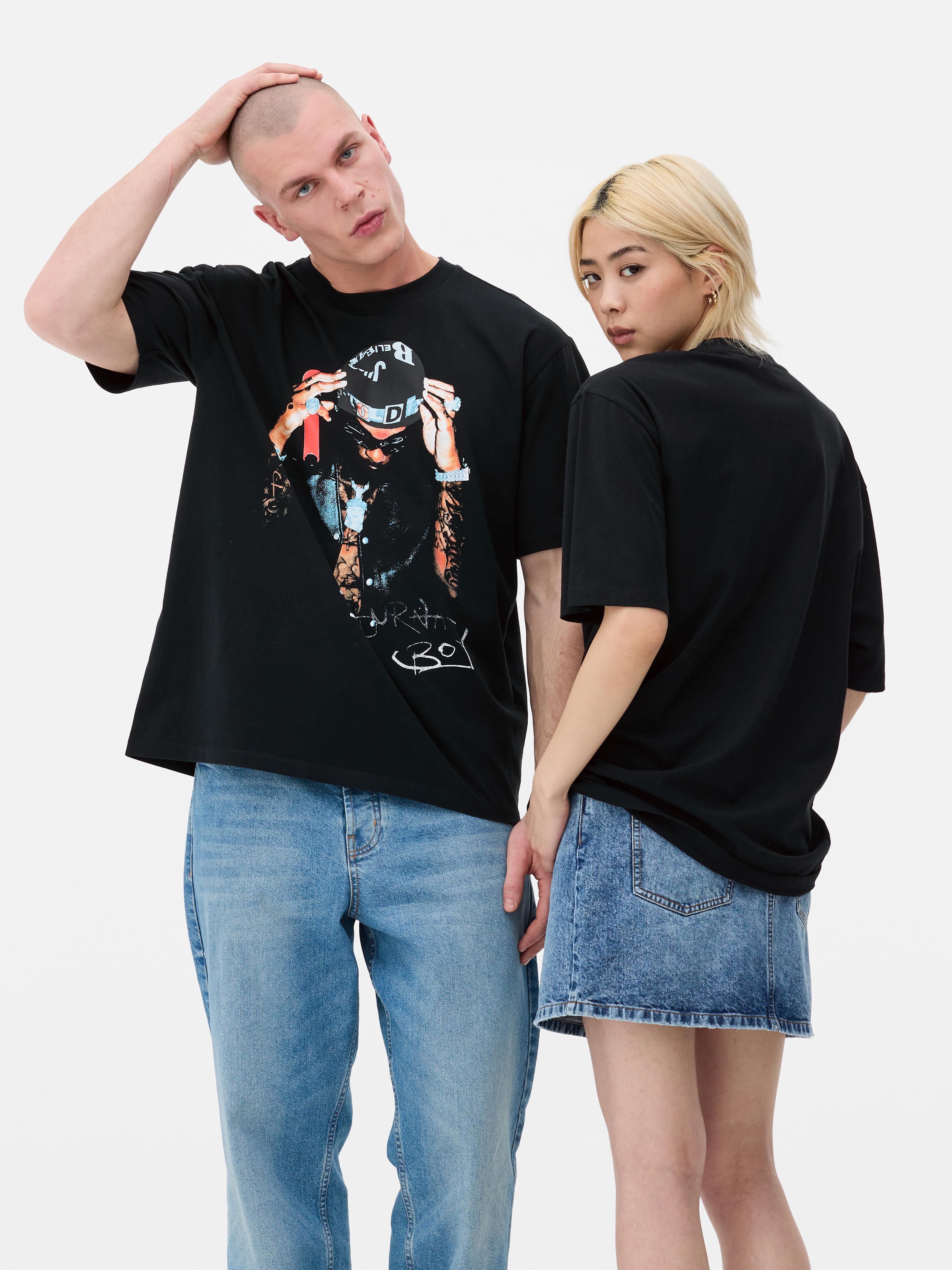 Women's Black Burna Boy Graphic T-Shirt | Penneys