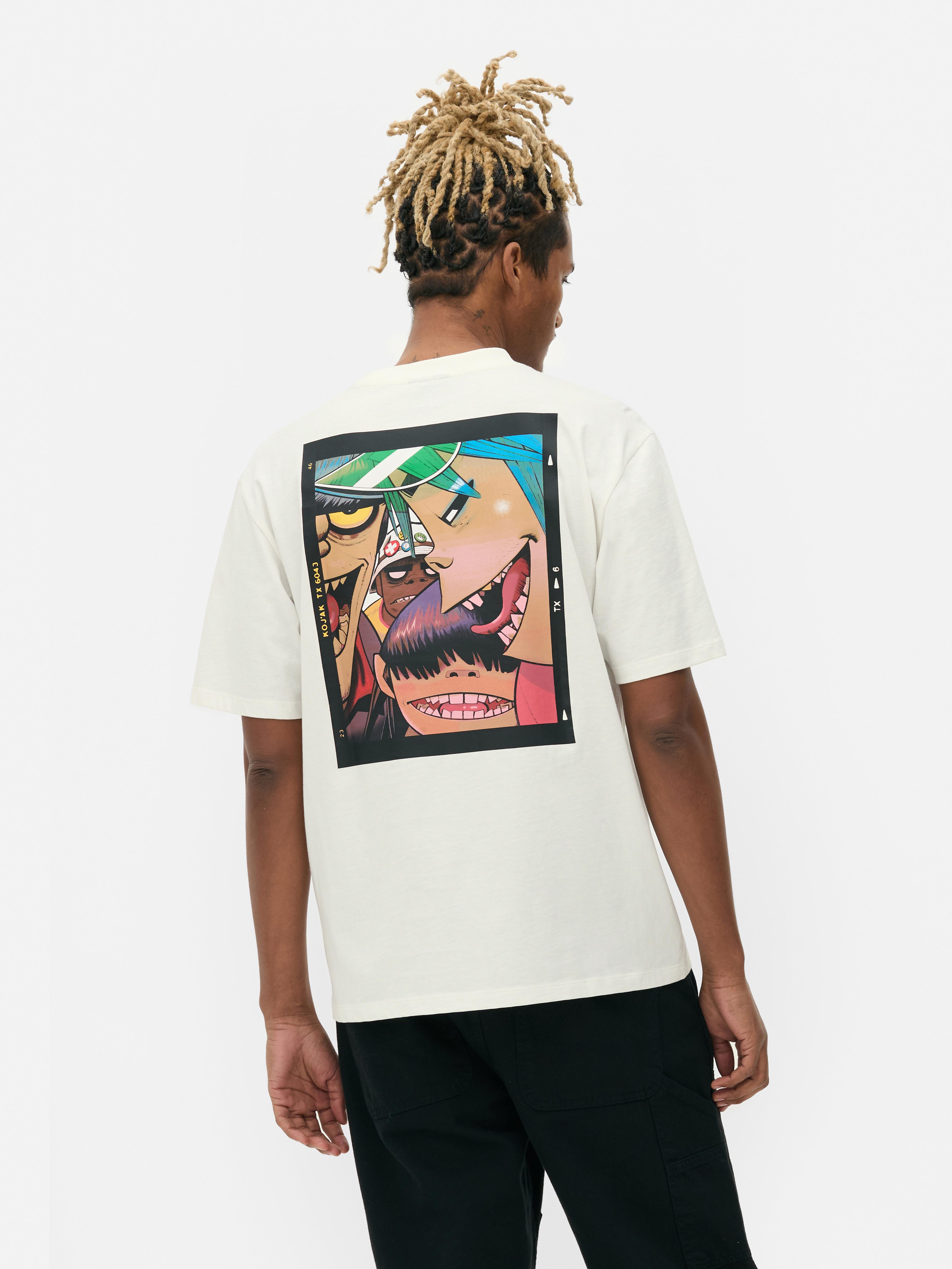 Kurzärmeliges „Gorillaz“ T-Shirt