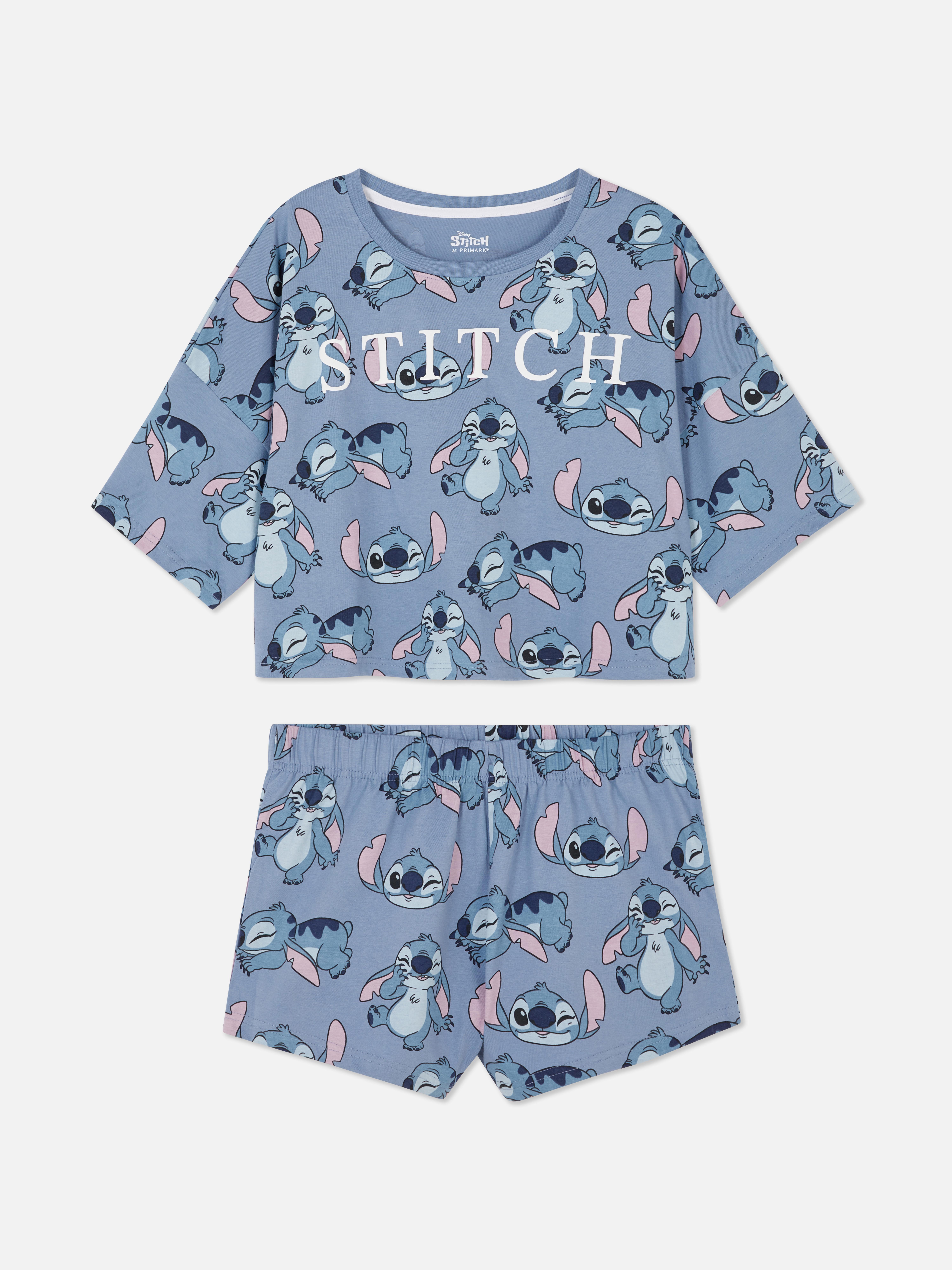 Pyžamové tričko a šortky Disney Stitch