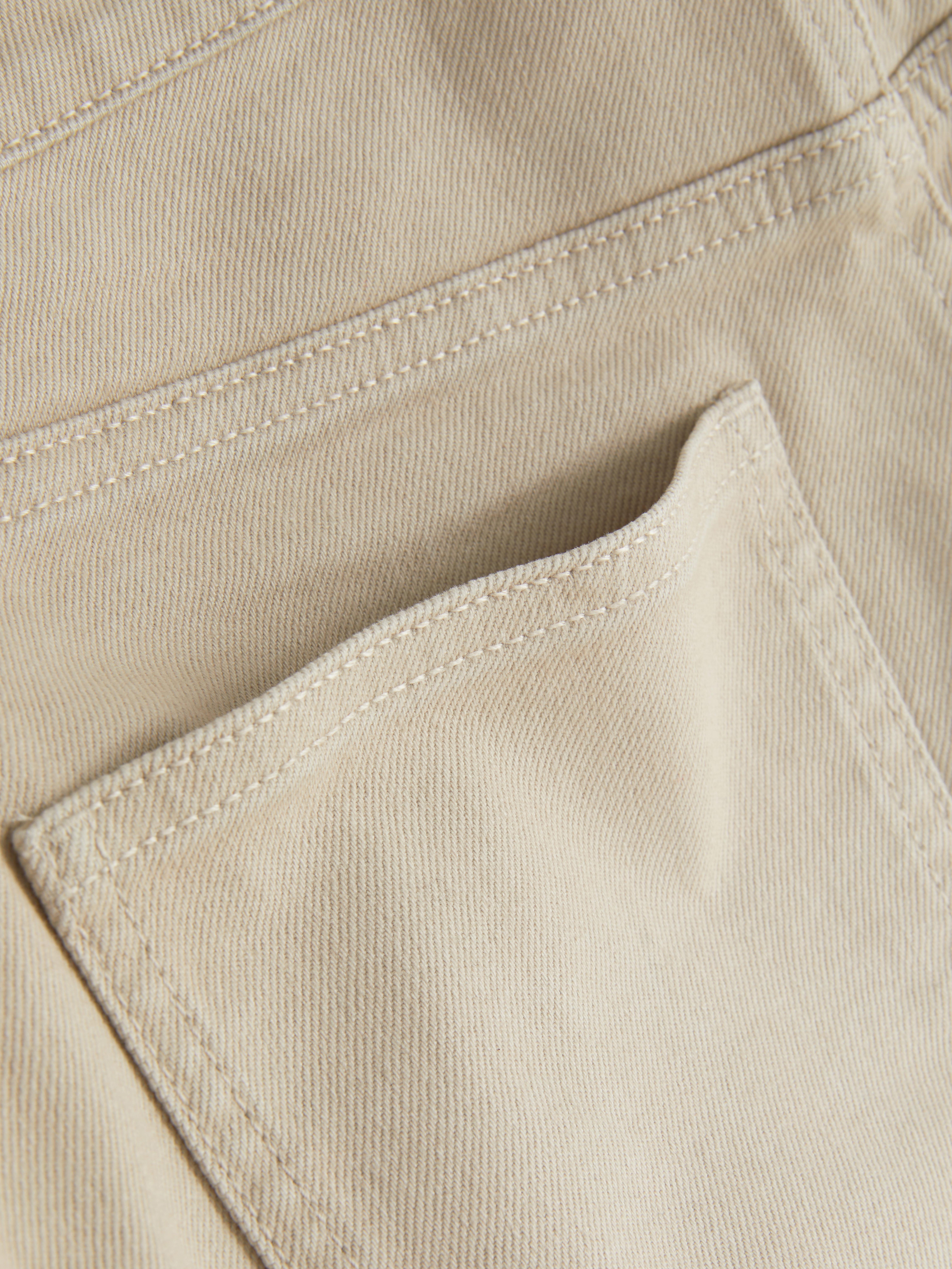 Short en jean à revers