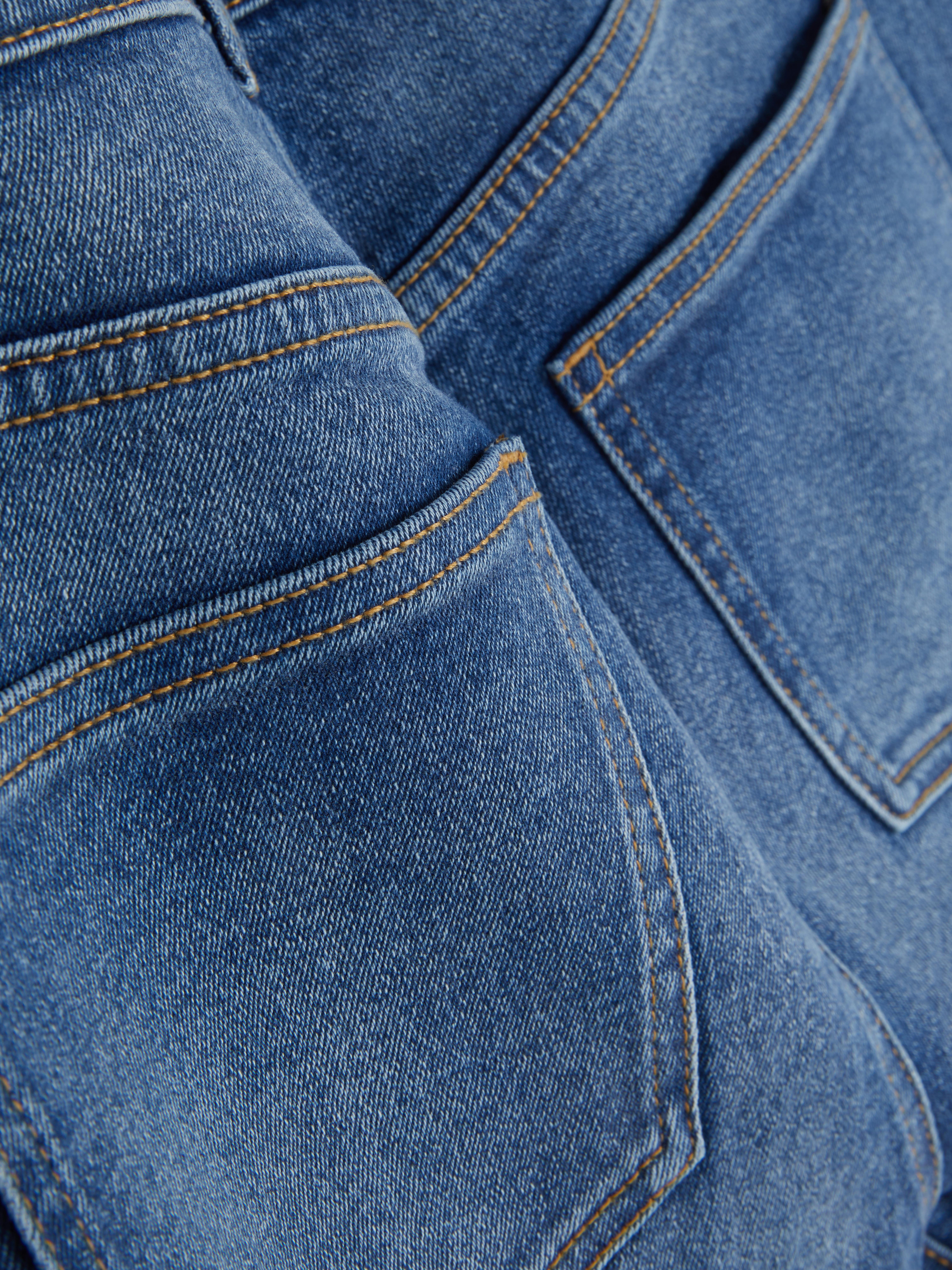 Denim Turn Up Shorts