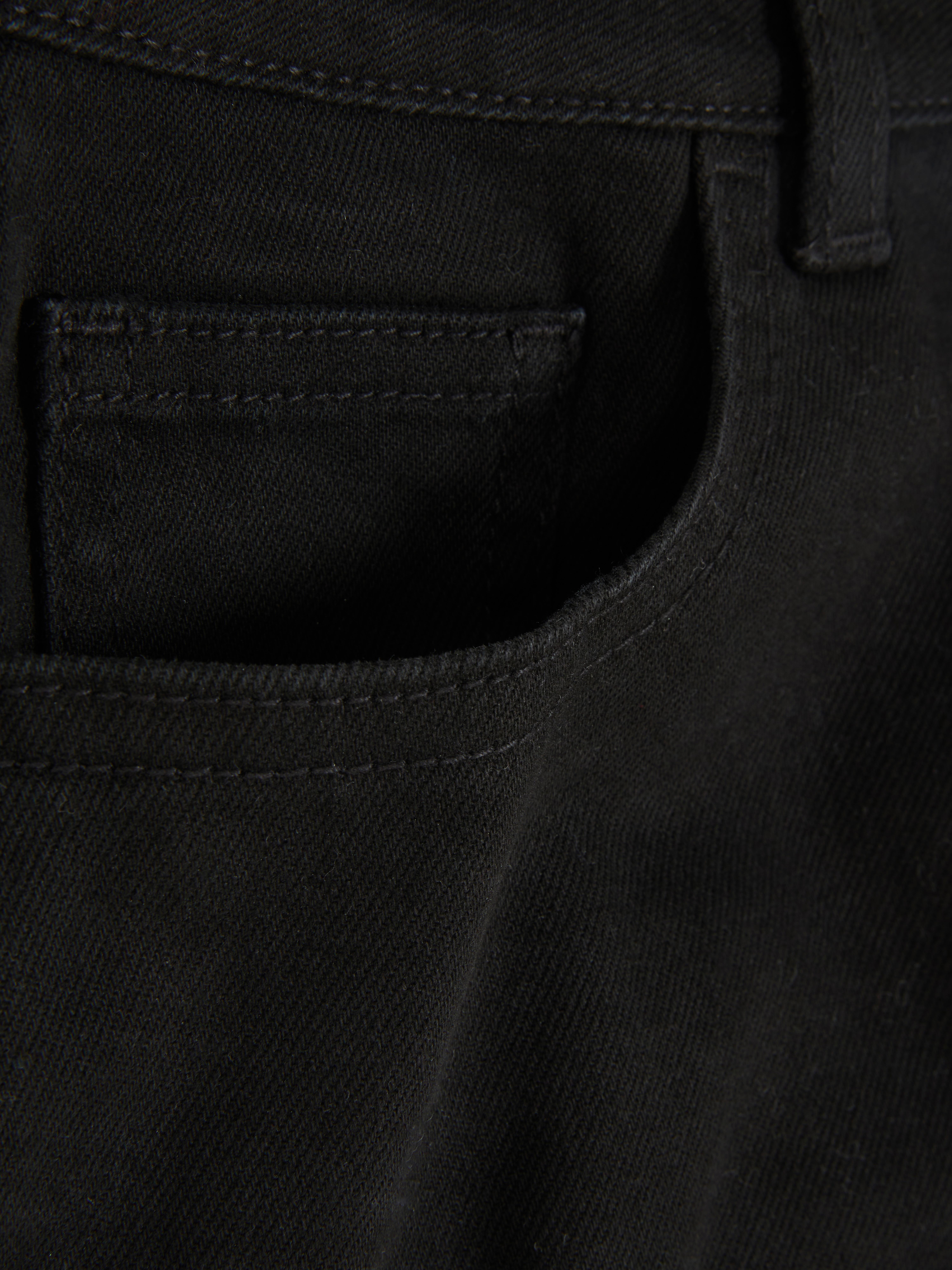 Short en jean à revers