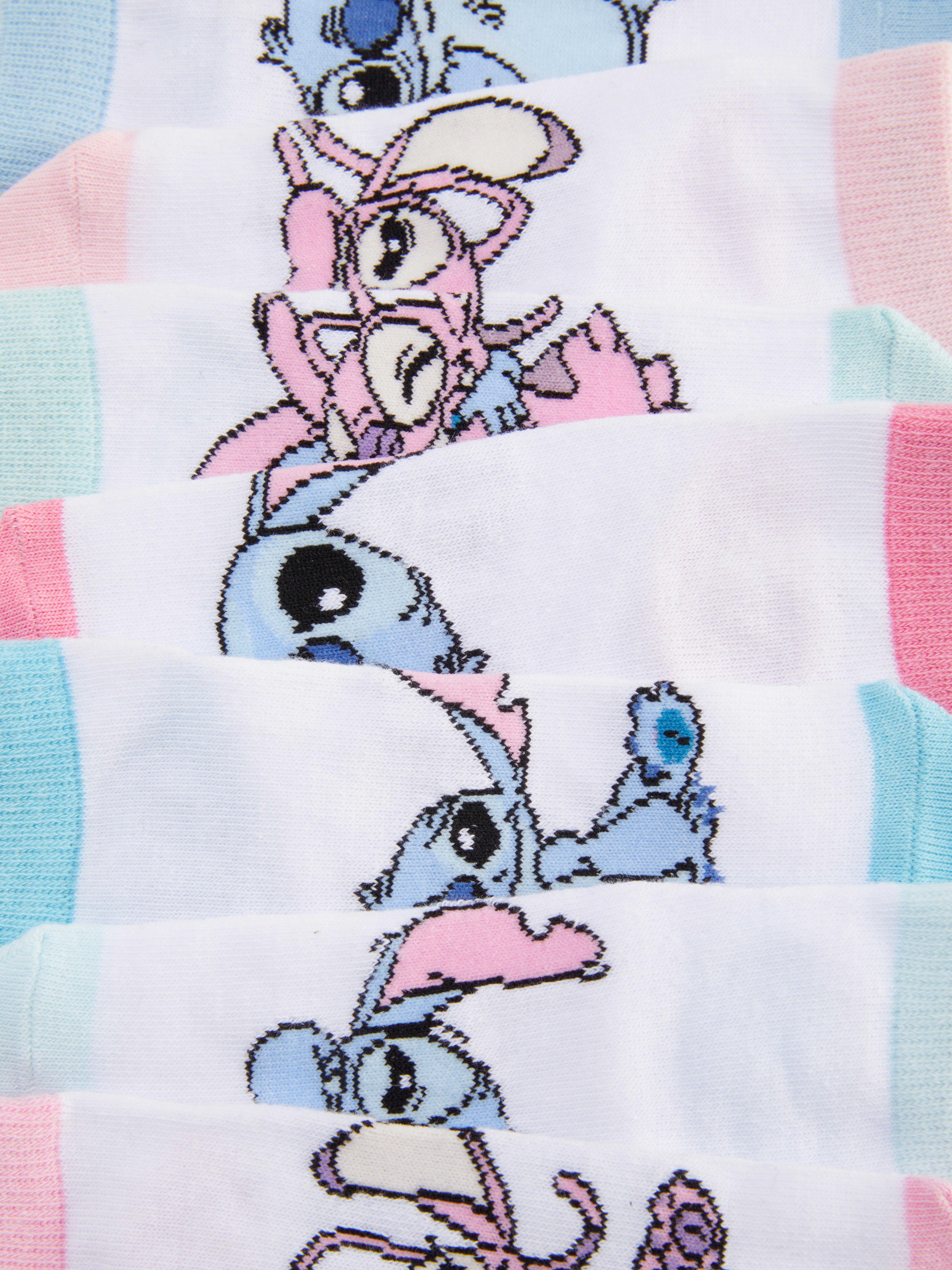 7pk Disney’s Stitch Trainer Socks