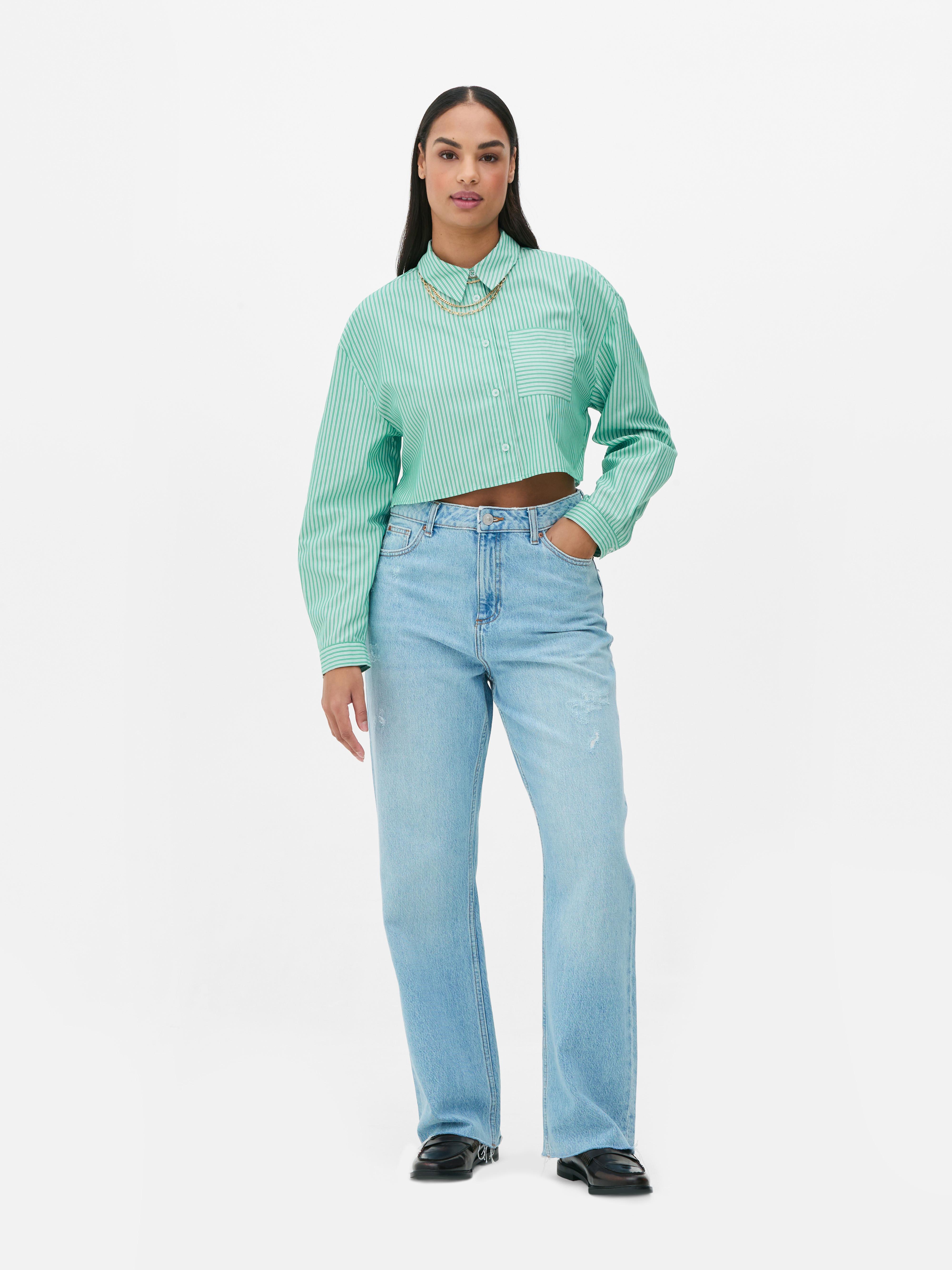 Women's Multi Cropped Patch Pocket Shirt | Primark