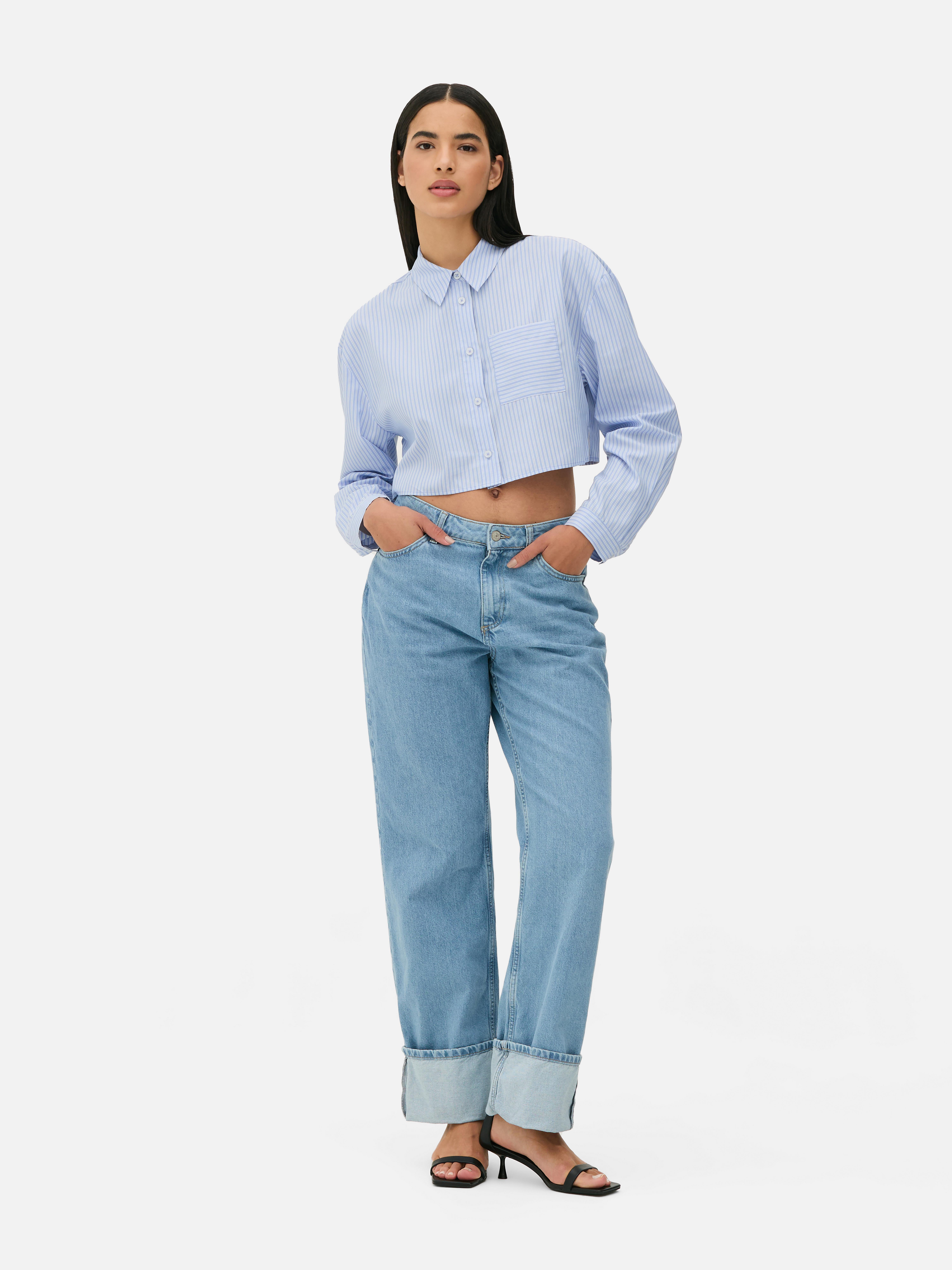 Women's Multi Cropped Patch Pocket Shirt | Primark