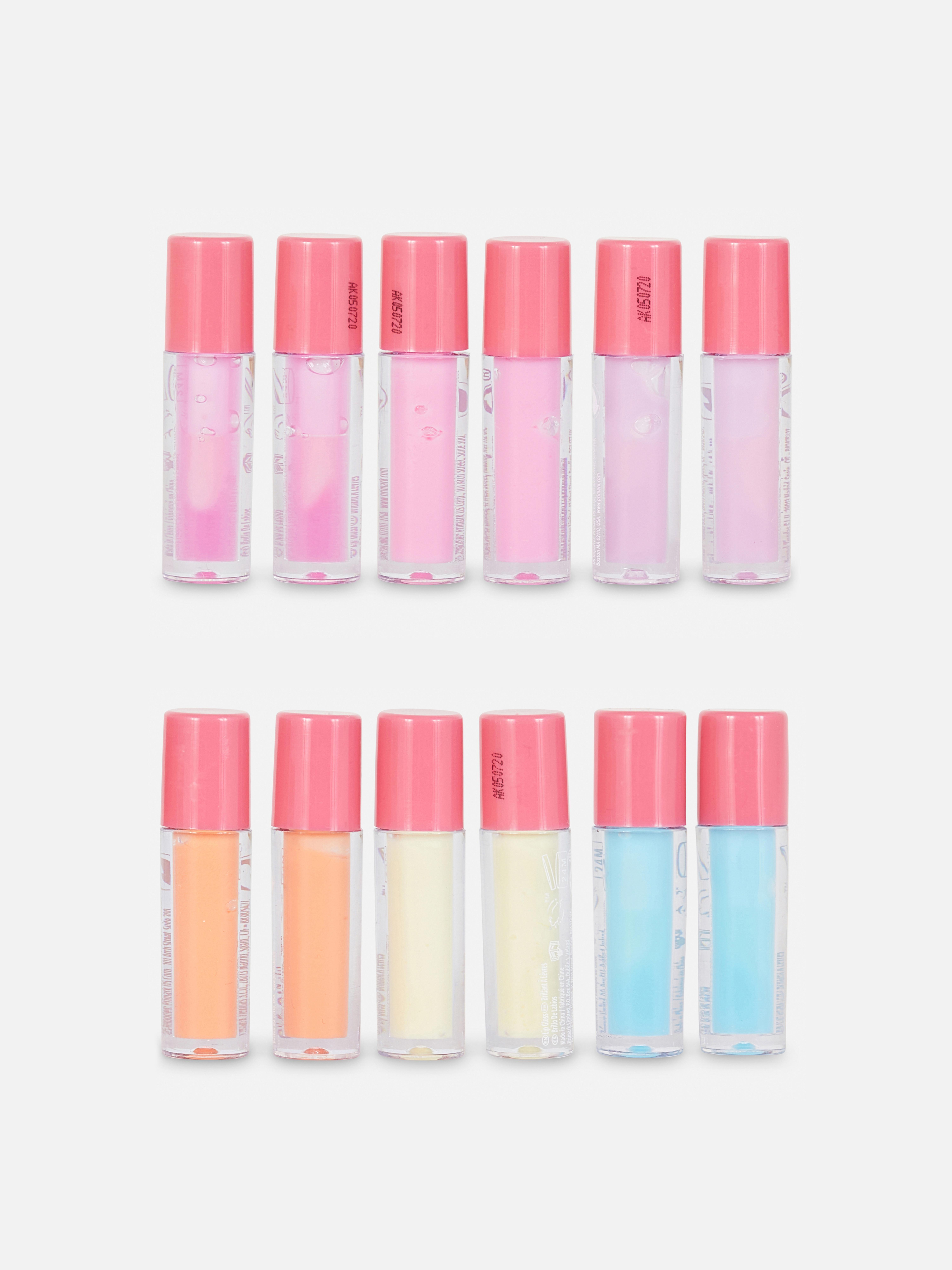 PS... Mini-lipgloss, set van 12
