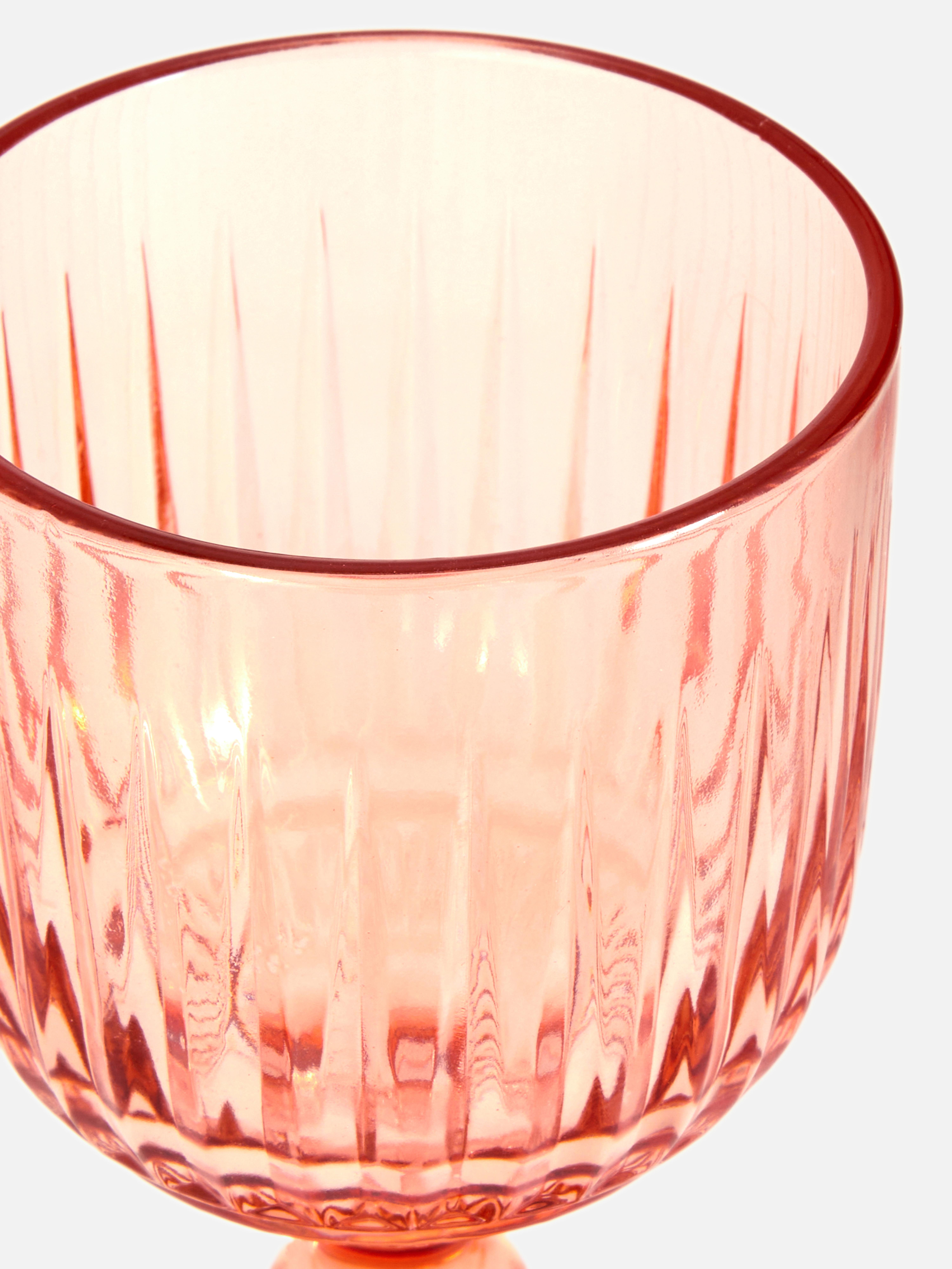 Embossed Wine Glass