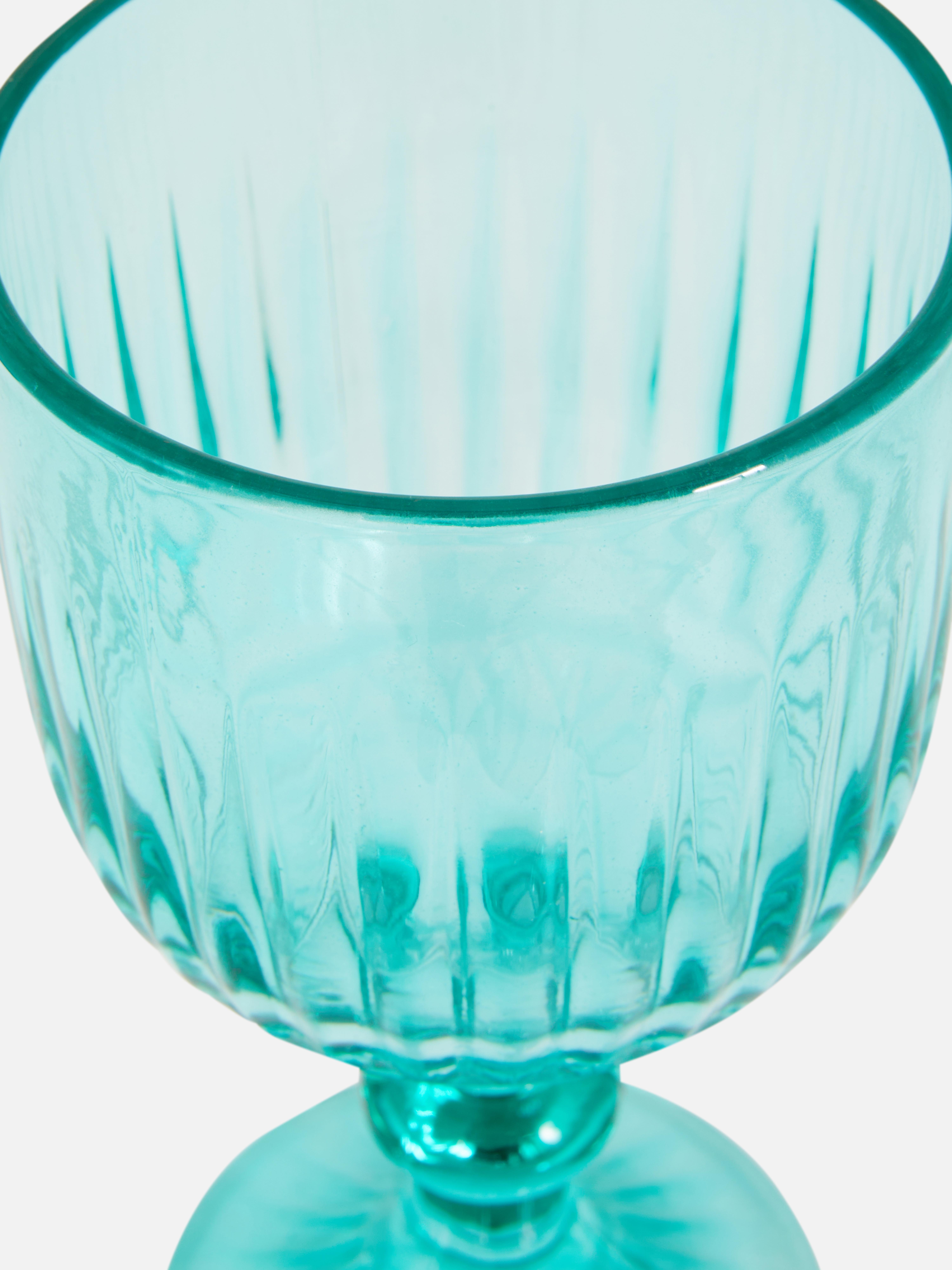 Embossed Wine Glass