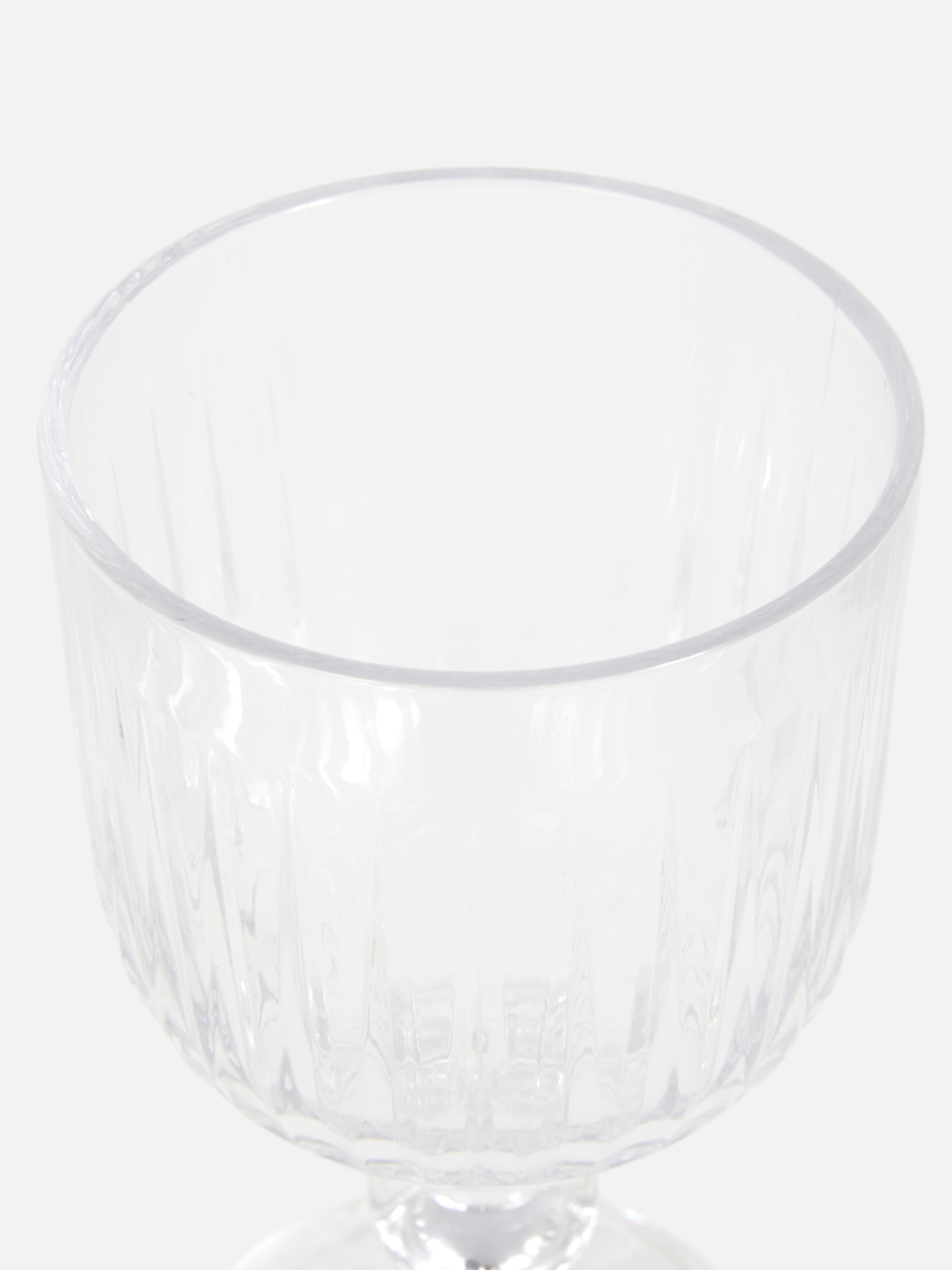 Embossed Wine Glass