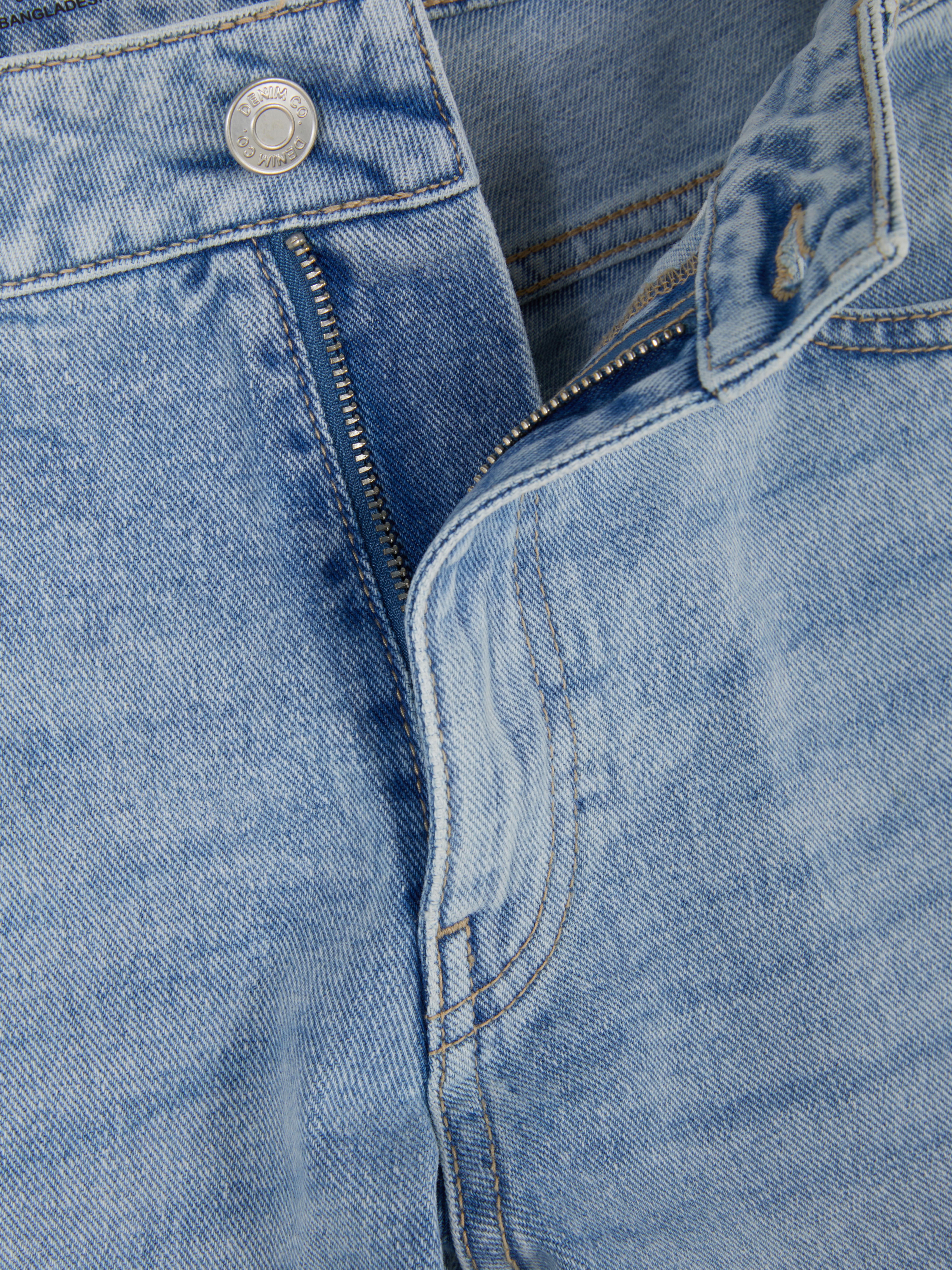 Side Stripe Wide Leg Jeans
