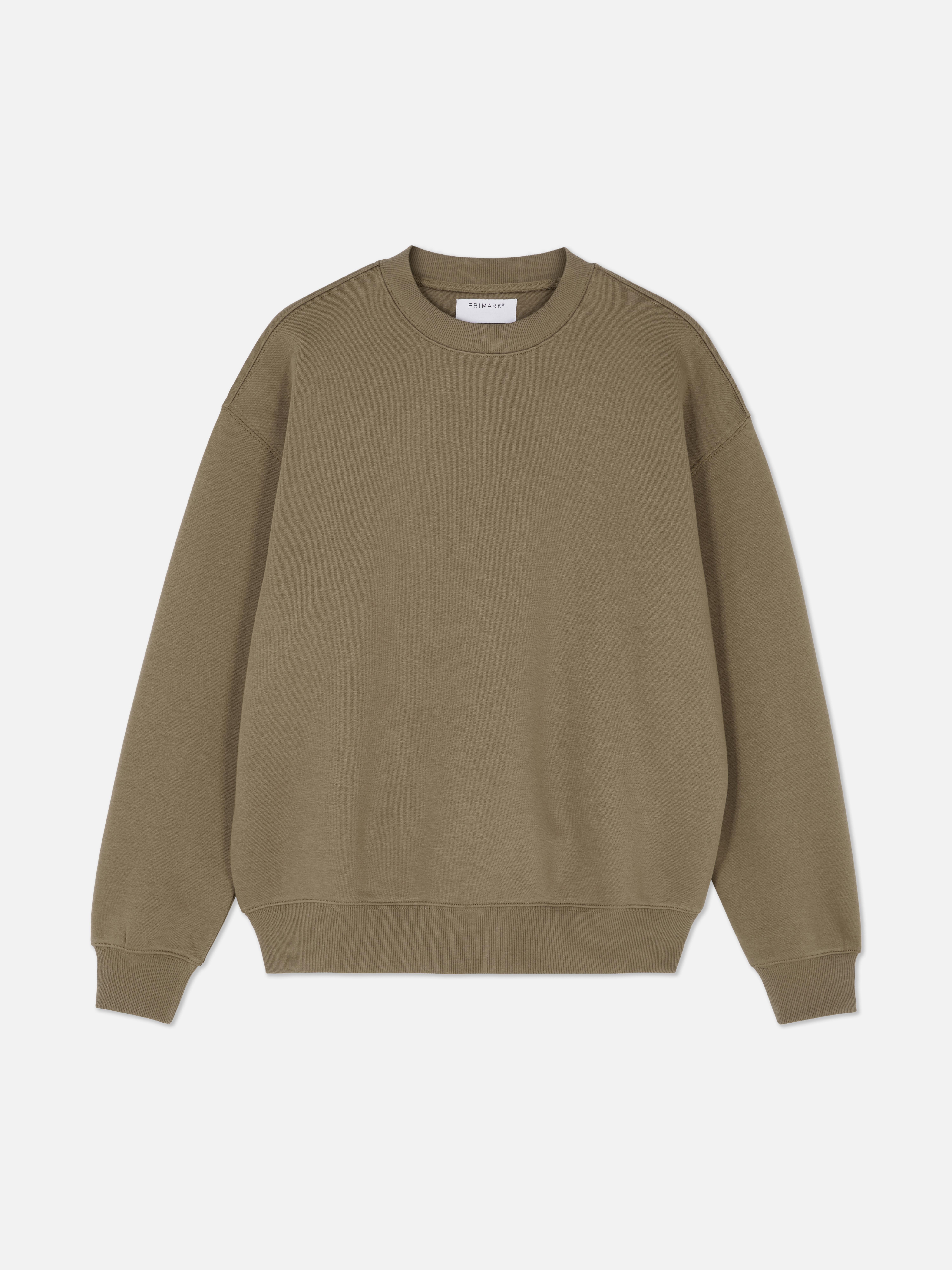 Egyszerű, kerek nyakú, oversized fazonú pulóver