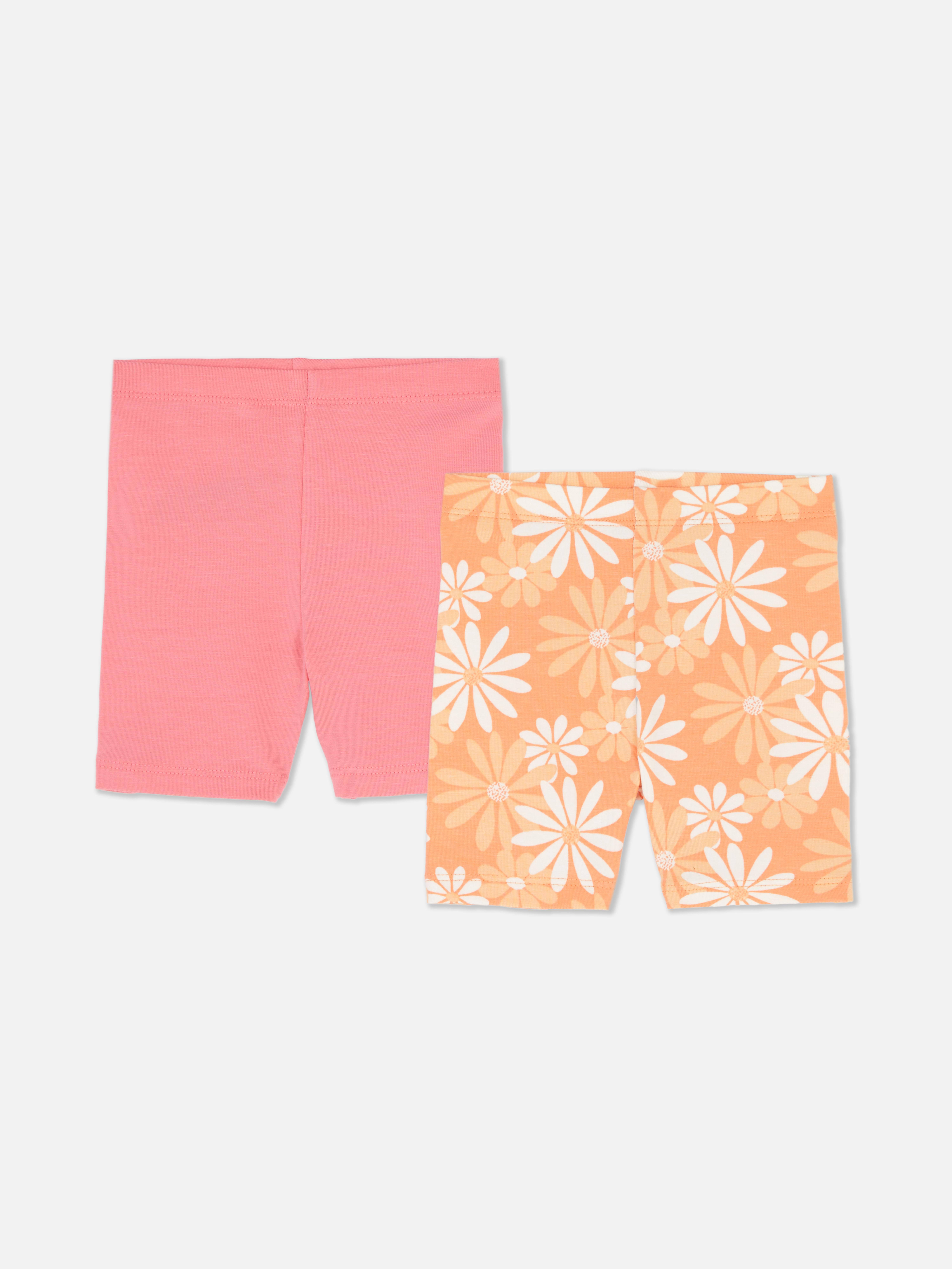 Lot de 2 shorts cycliste à taille stretch
