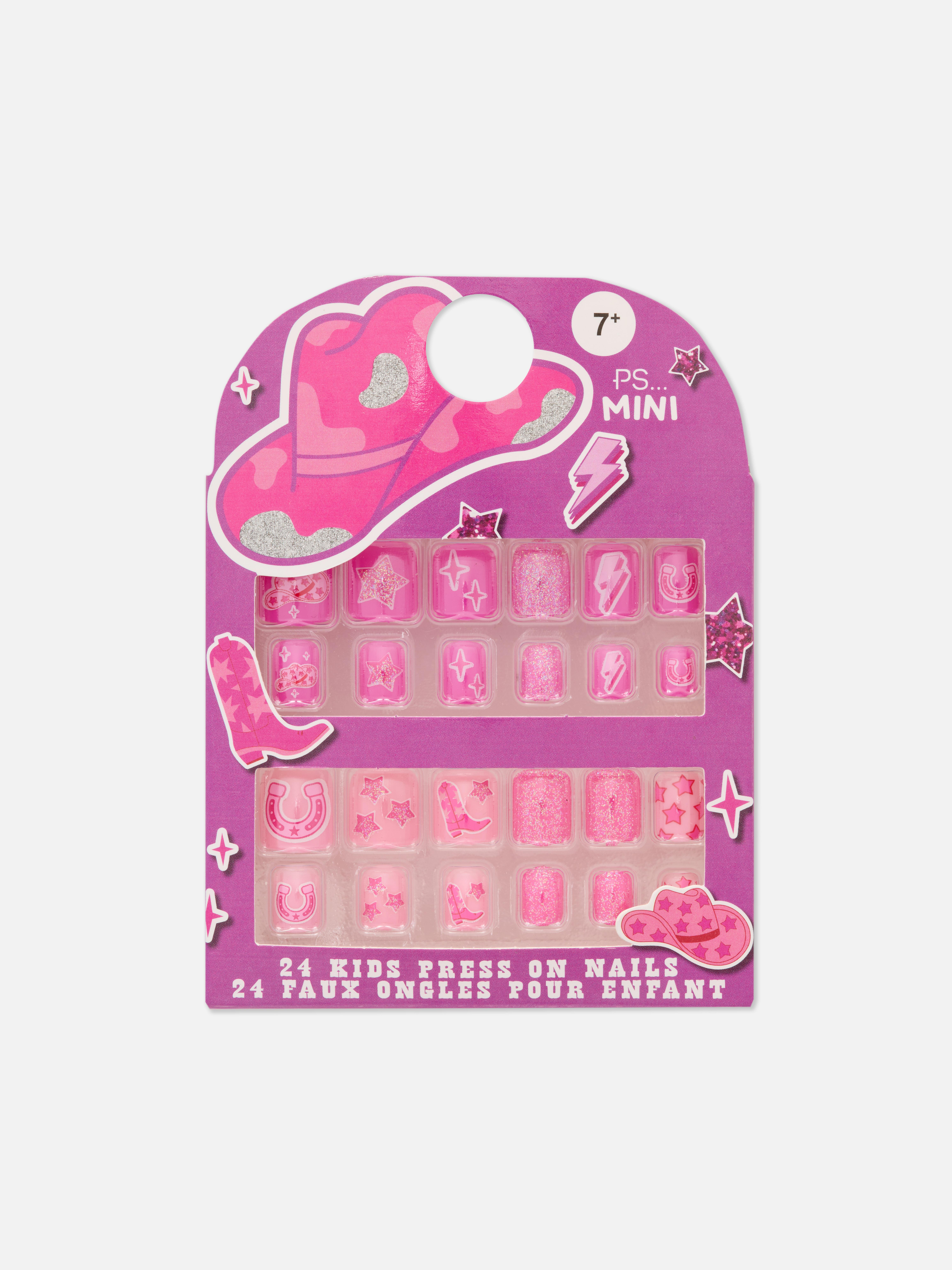 PS... Mini Western Press-On False Nails