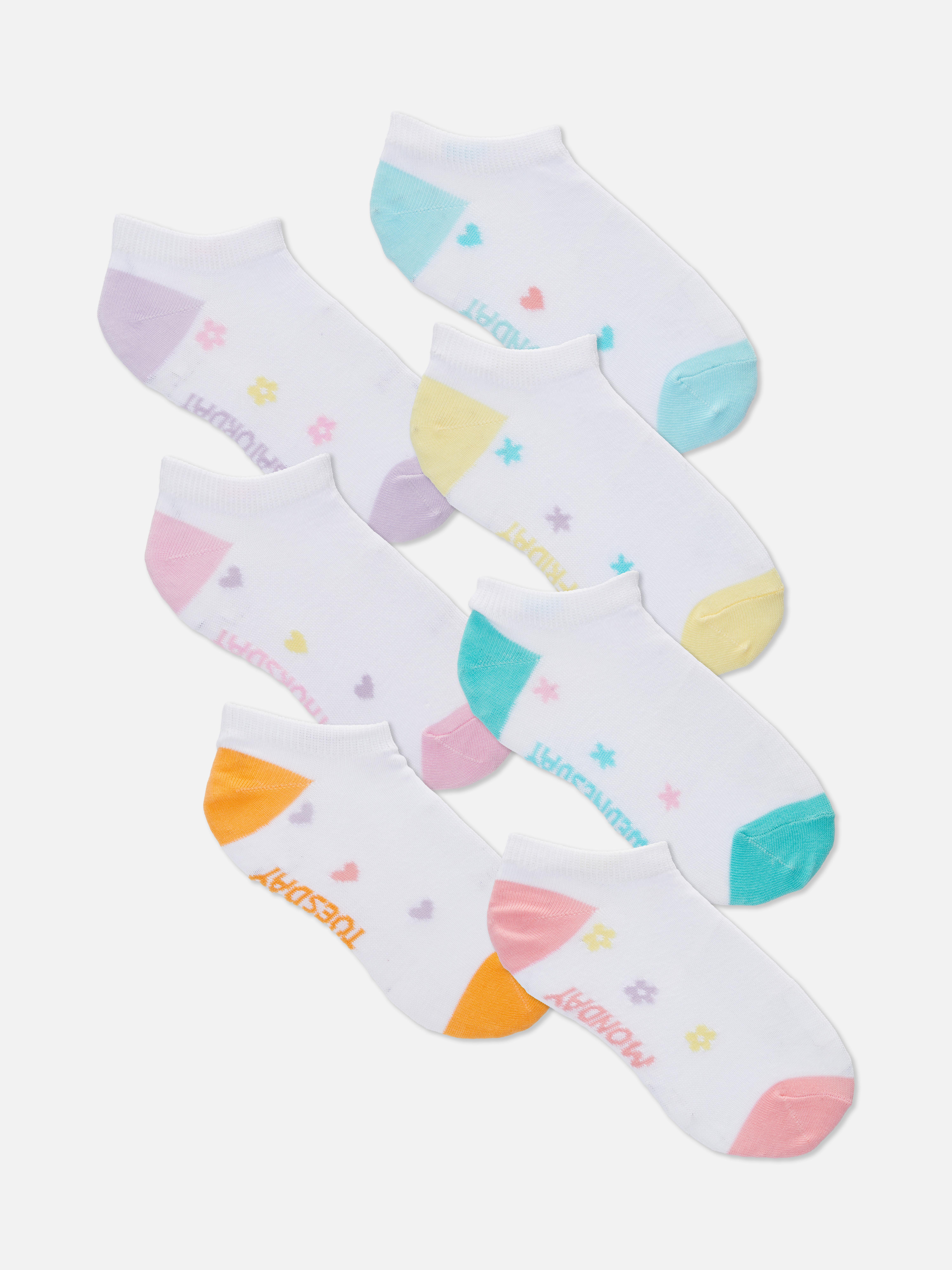 7pk Day of the Week Ankle Socks