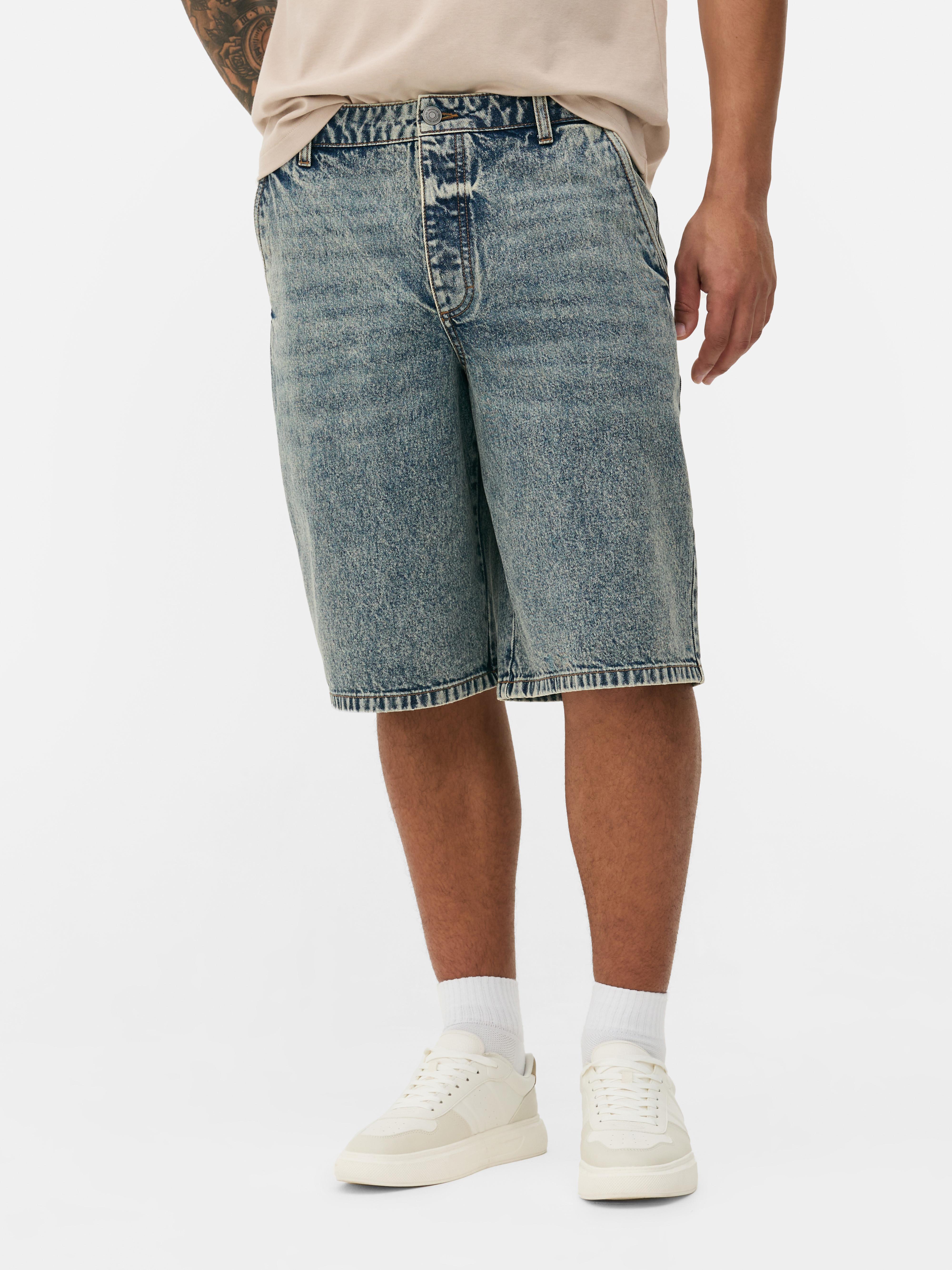 Pantaloncini jeans baggy