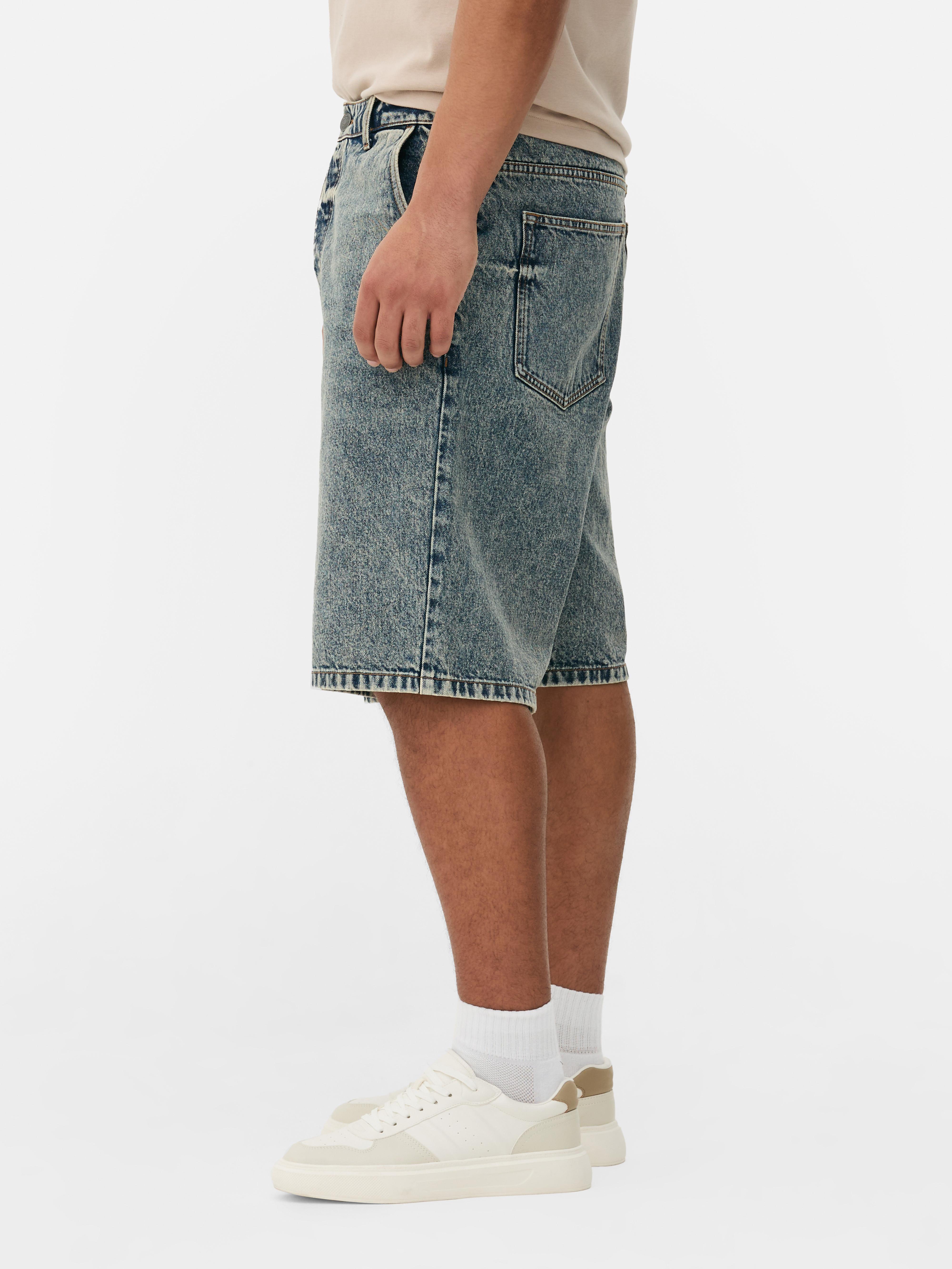 Short en jean baggy