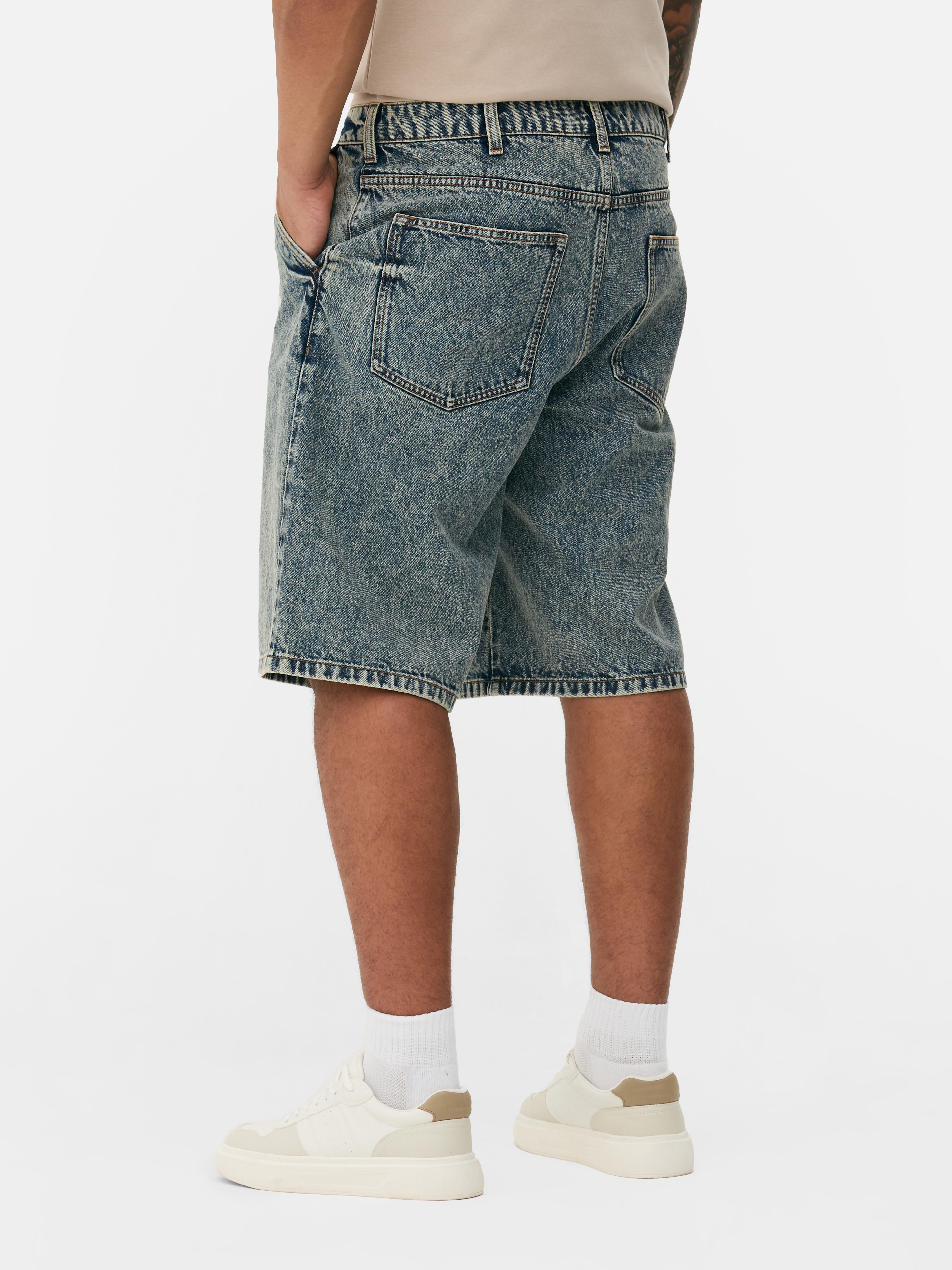 Short en jean baggy