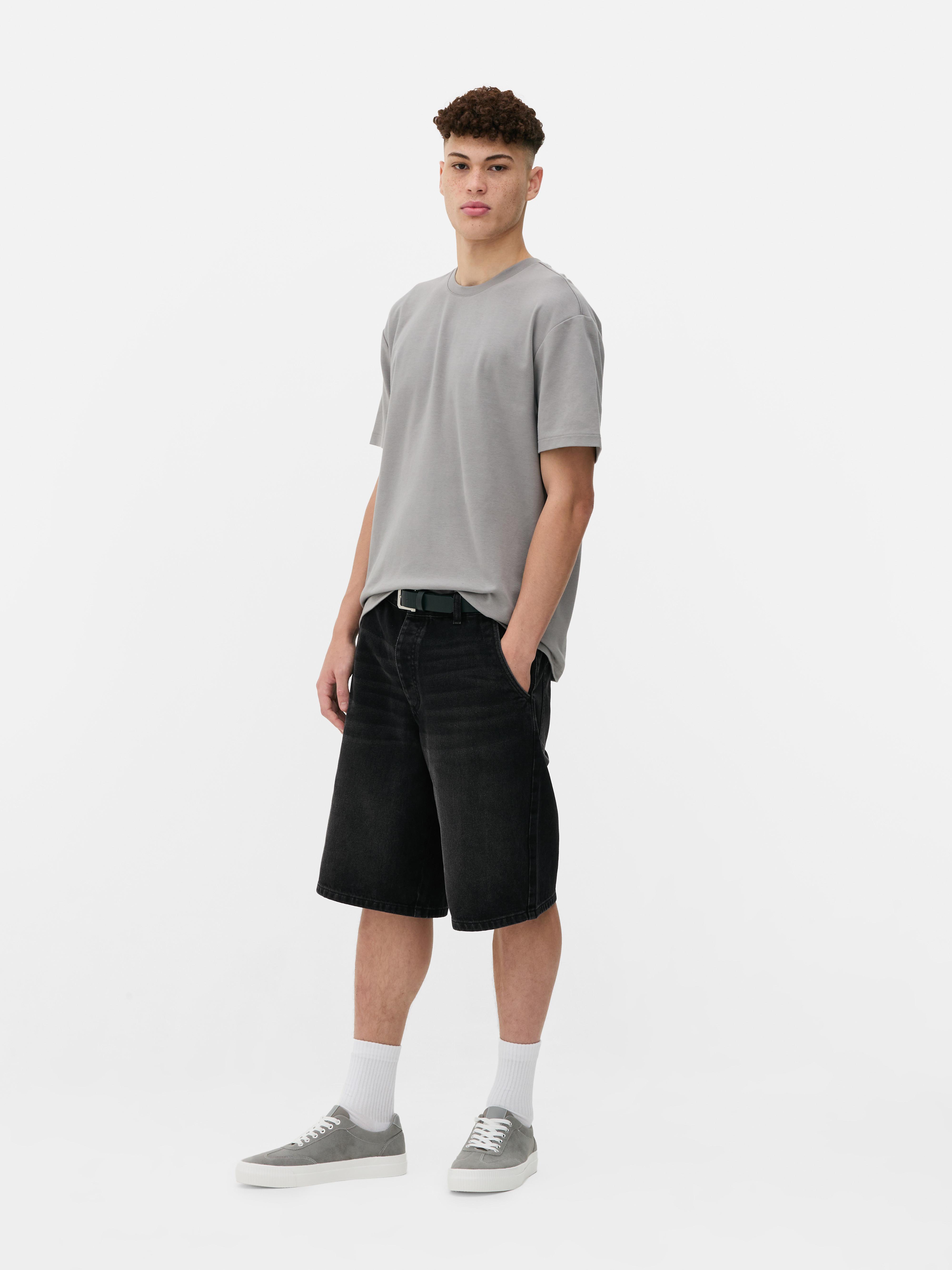 Pantaloncini jeans baggy